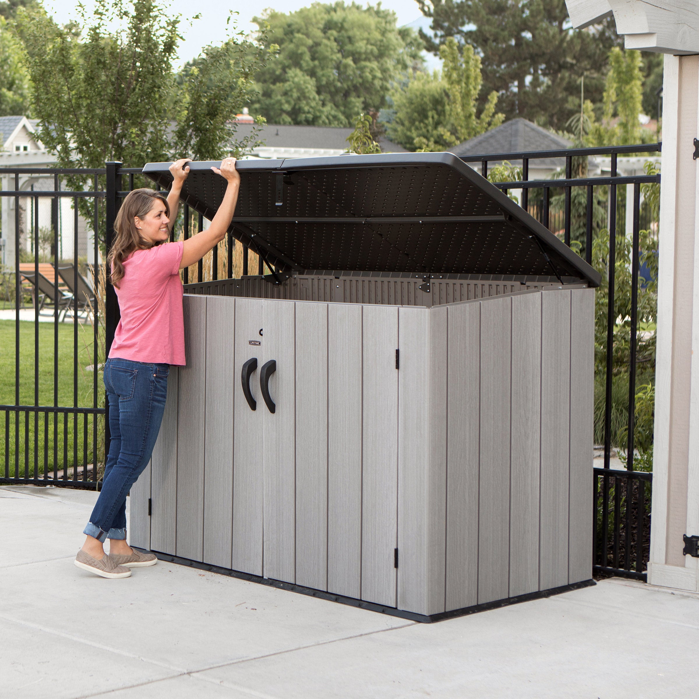 Lifetime Horizontal Storage Shed