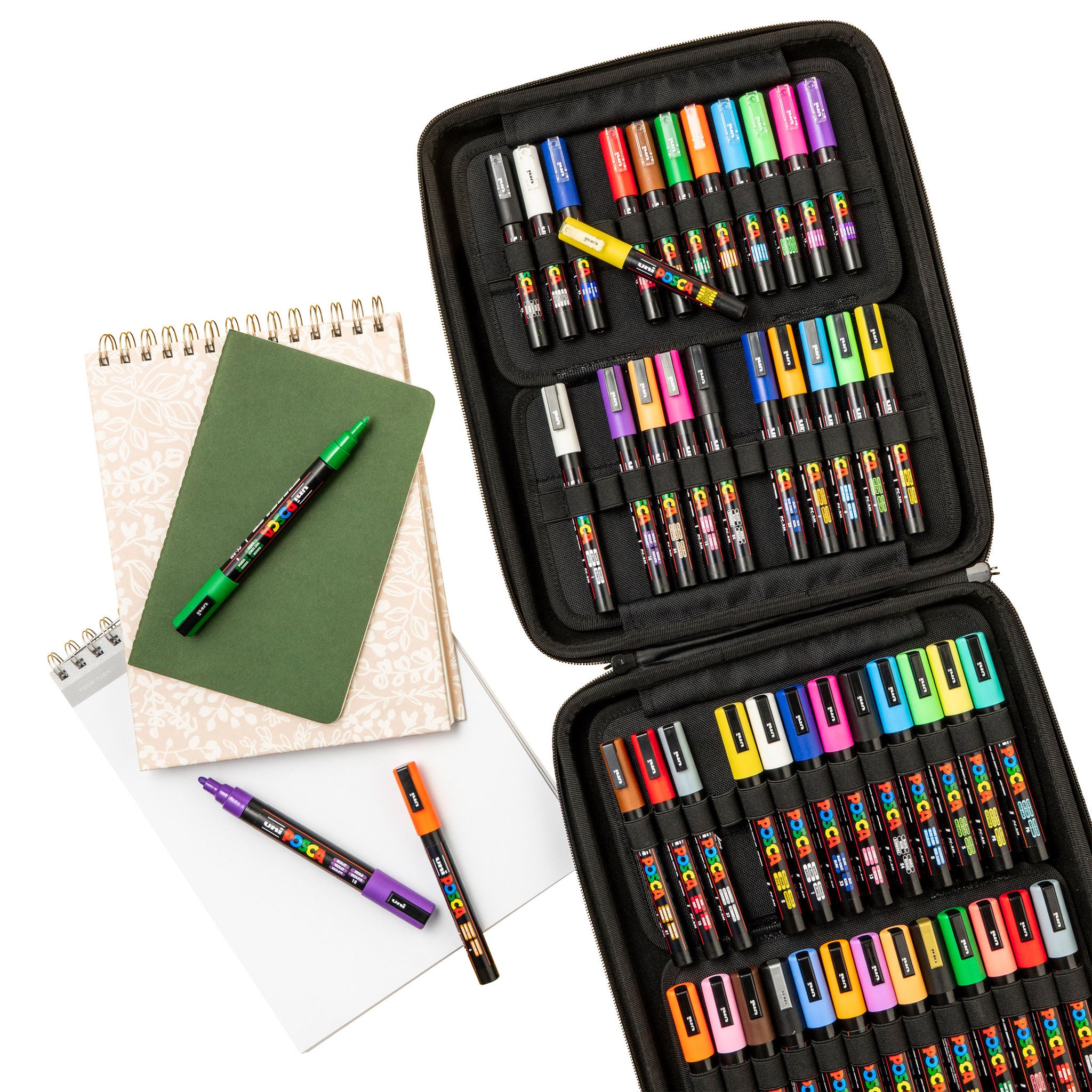 POSCA 50-count Marker Set with Carrying Case