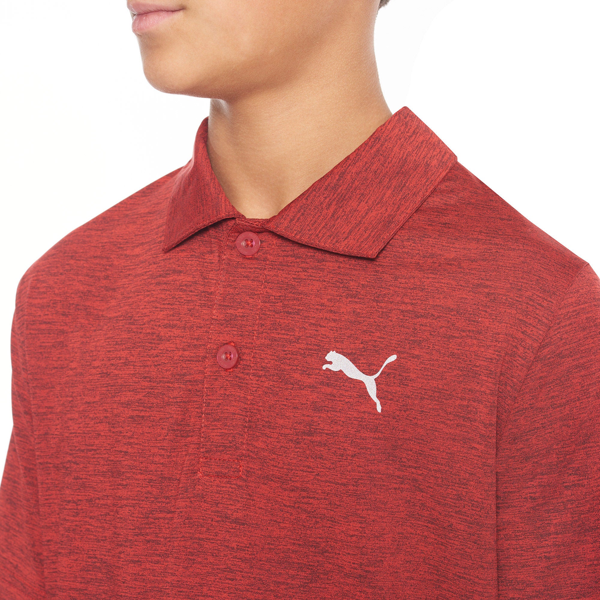Puma Youth 2-pack Polo, Red/Black