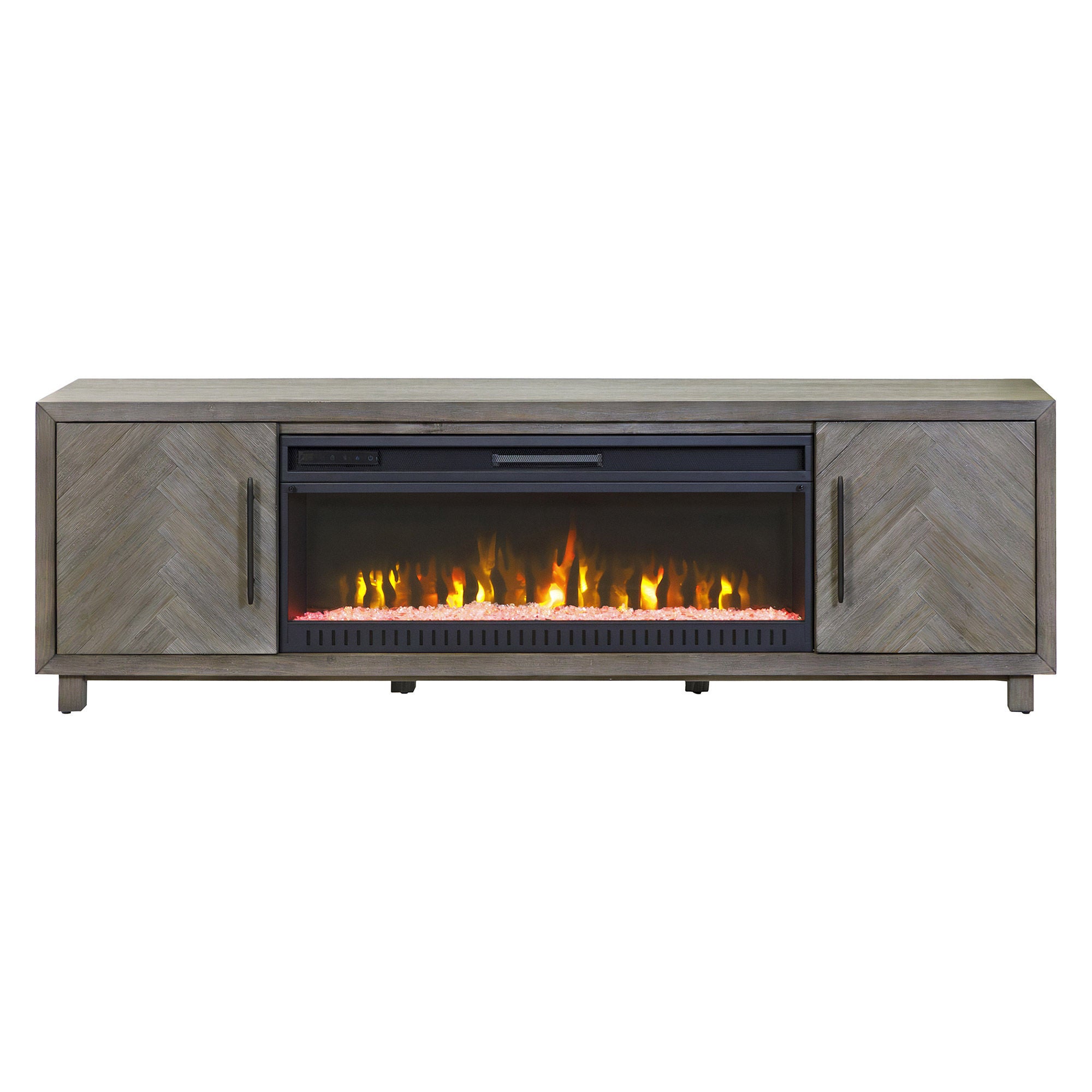 Parker 80” TV Console with Electric Fireplace