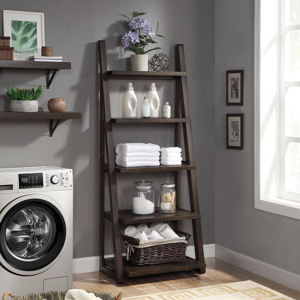 Langston 72" Ladder Bookcase