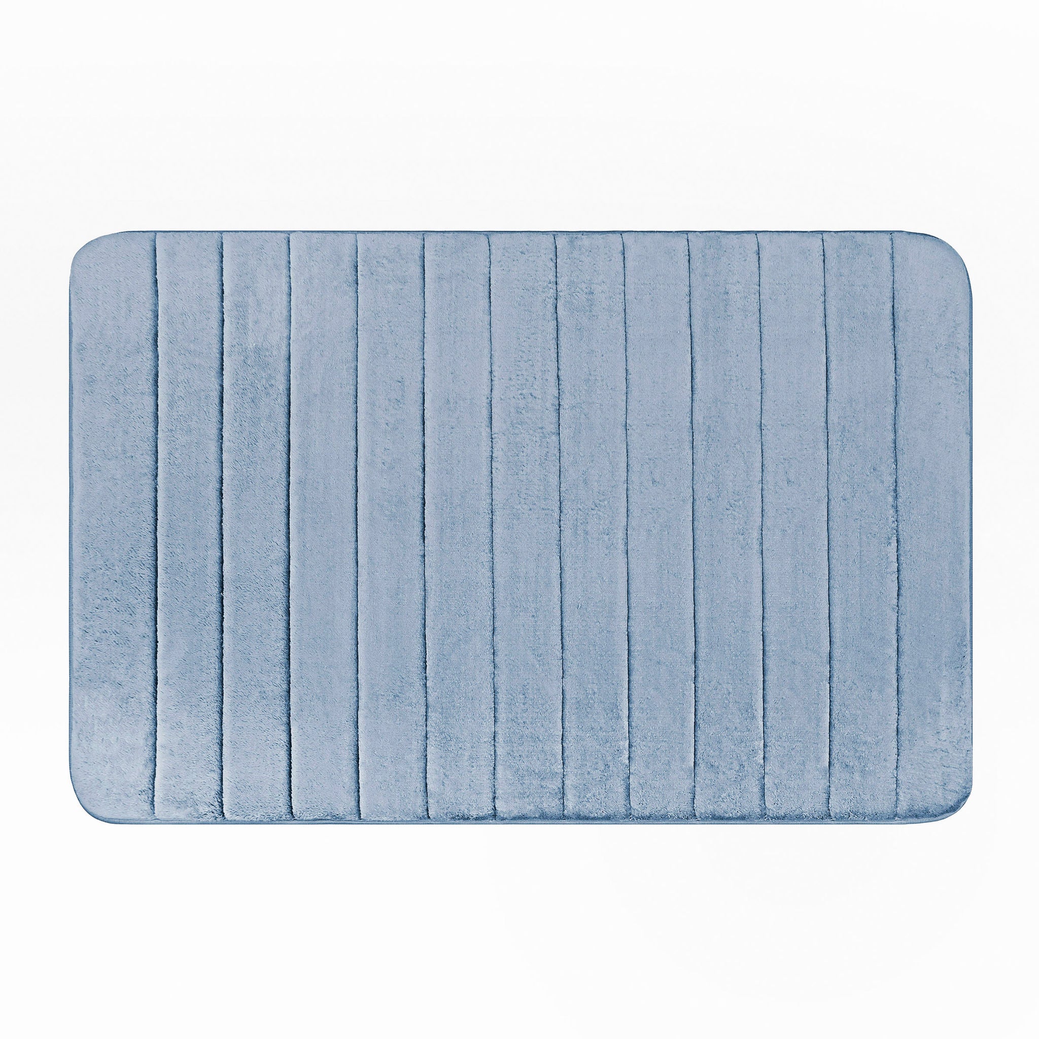 Channel Stitch Memory Foam Bath Mat, 2-pack