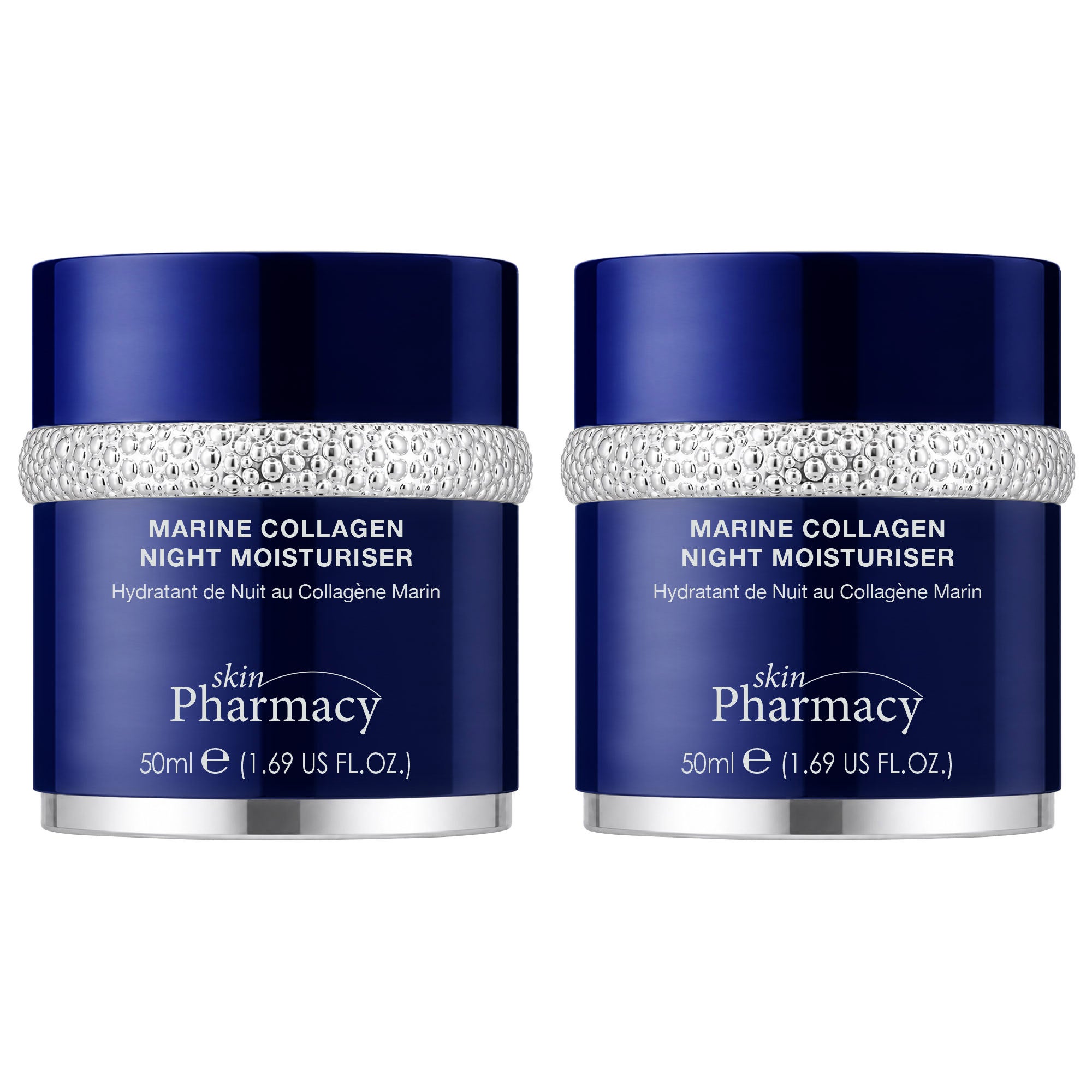 skinPharmacy Marine Collagen Night Moisturizer, 1.69 fl oz, 2-pack