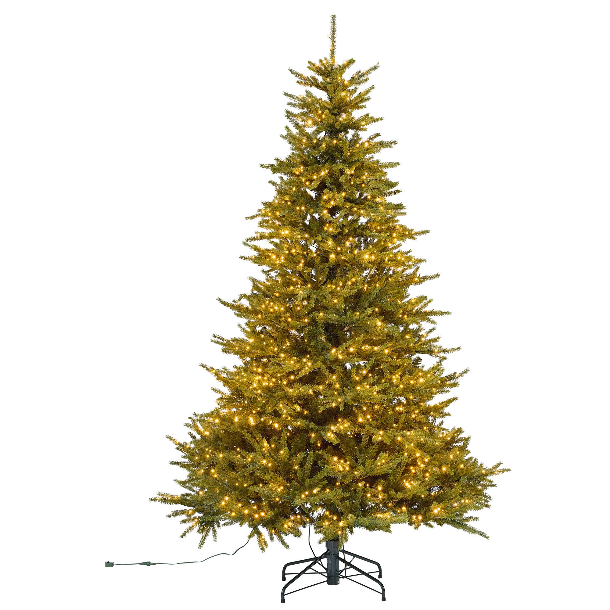 7.5' Pre-Lit European Micro LED with Twinkle Artificial Christmas Tree