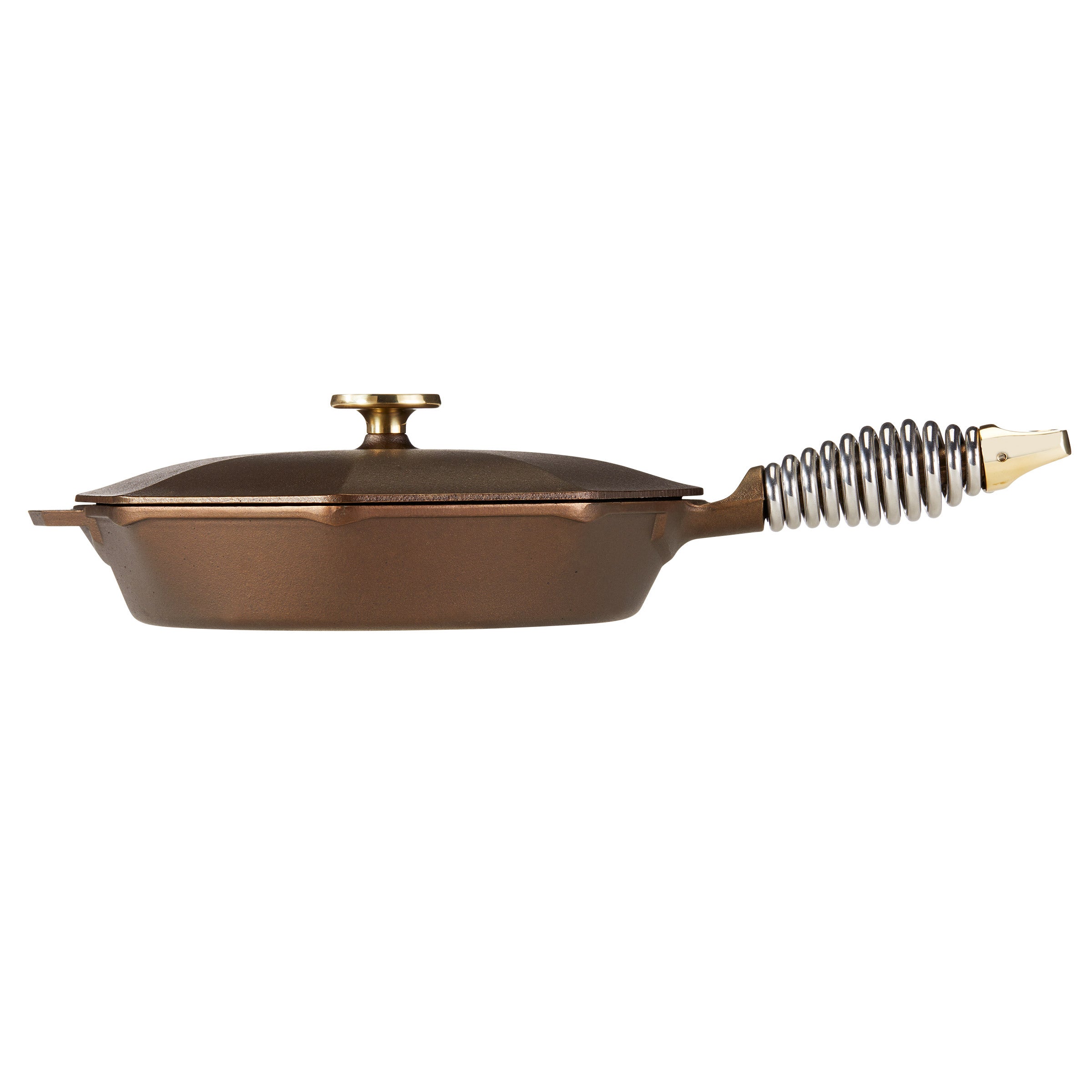 FINEX Seasoned Cast Iron 10” Skillet with Lid