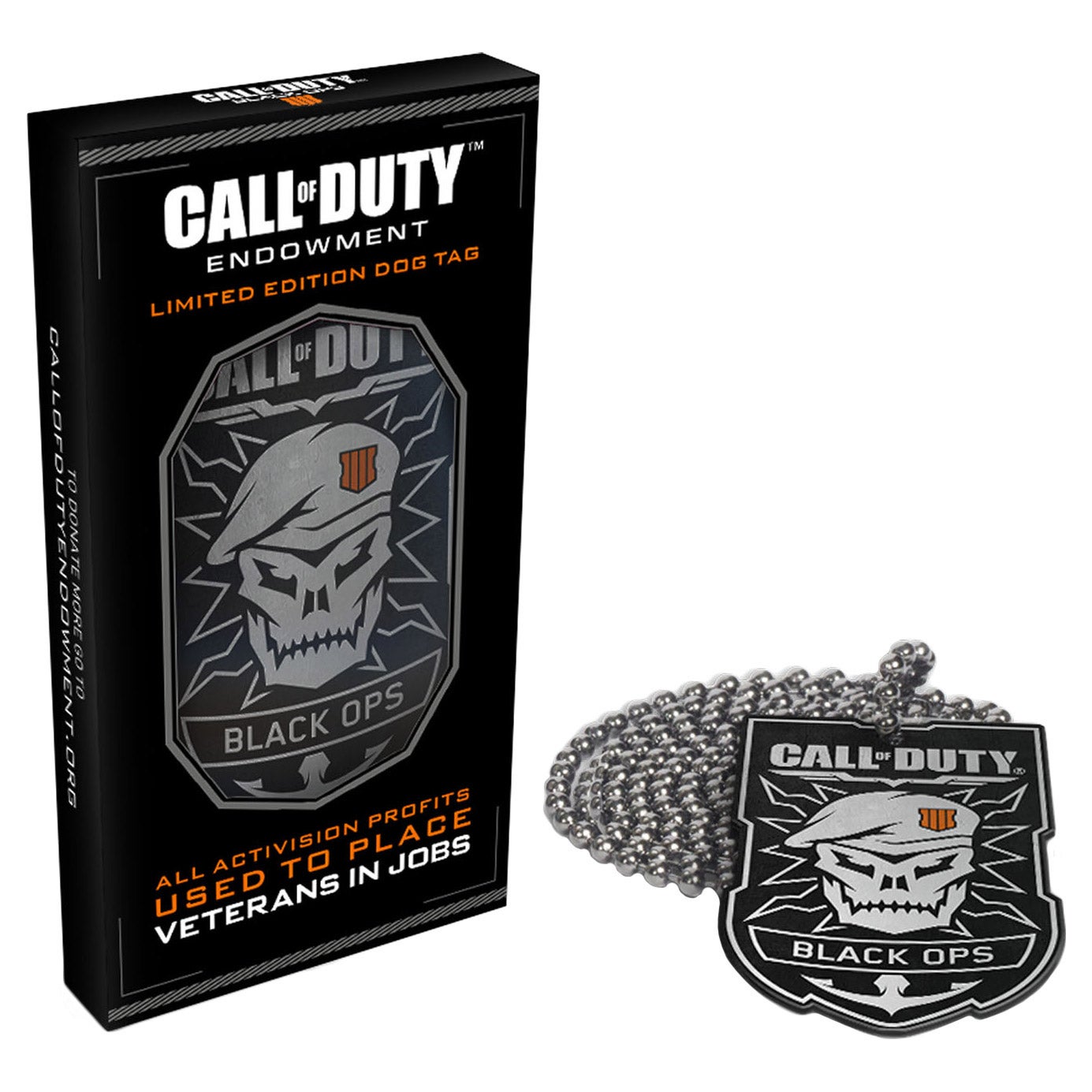 Call of Duty: Black Ops 4 PlayStation 4 Video Game with Limited Edition Dog Tag