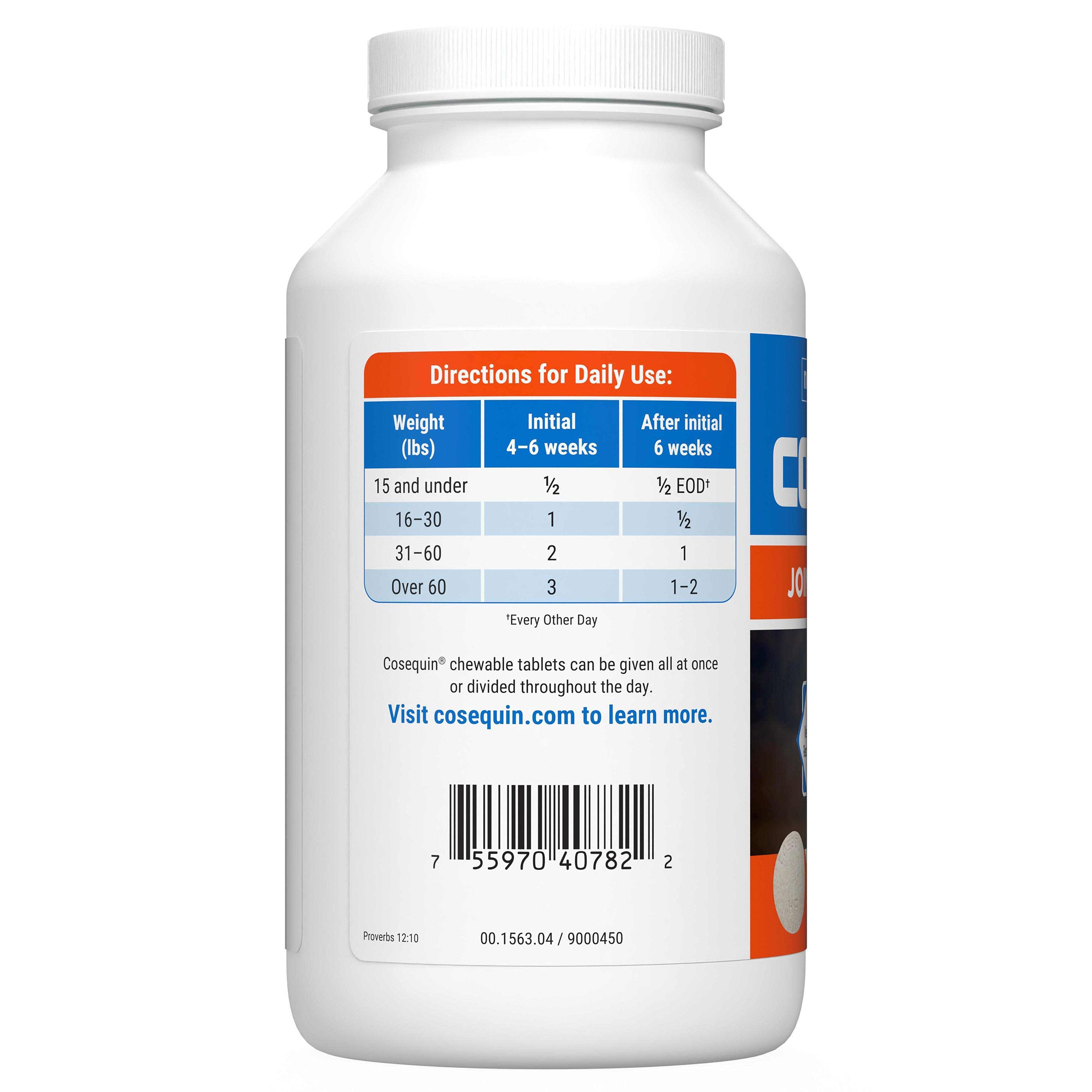 Nutramax Cosequin Joint Health Supplement Plus MSM and HA, 180ct Tablets, 2-pack