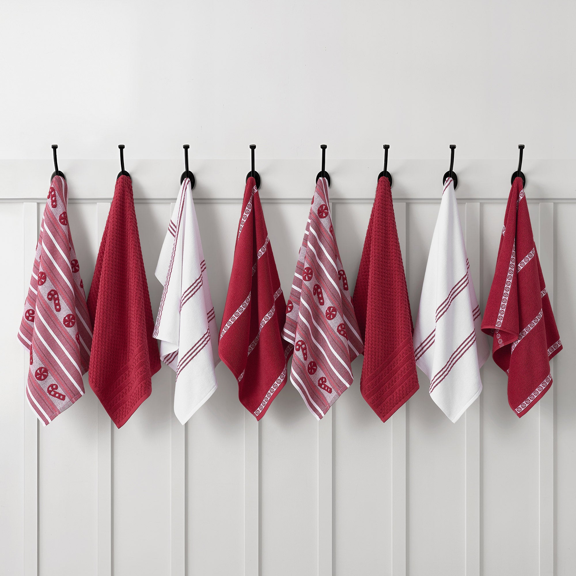 Holiday Kitchen Towels, 8-pack