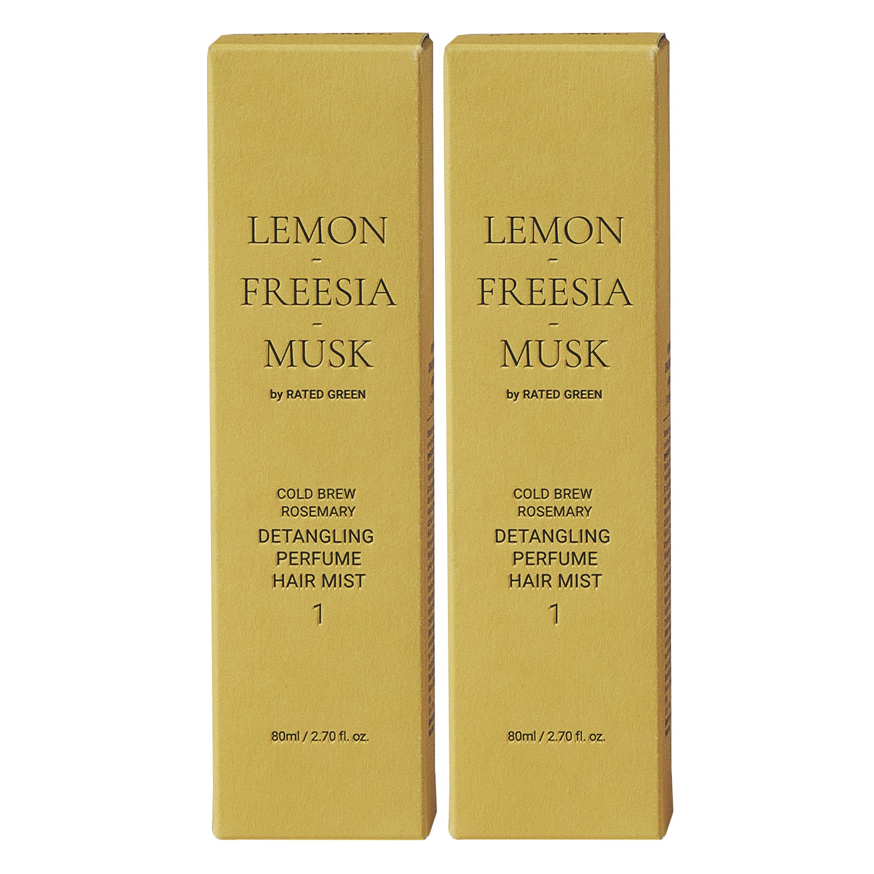 Rated Green Detangling Perfume Hair Mist, 2.7 fl oz, 2-pack