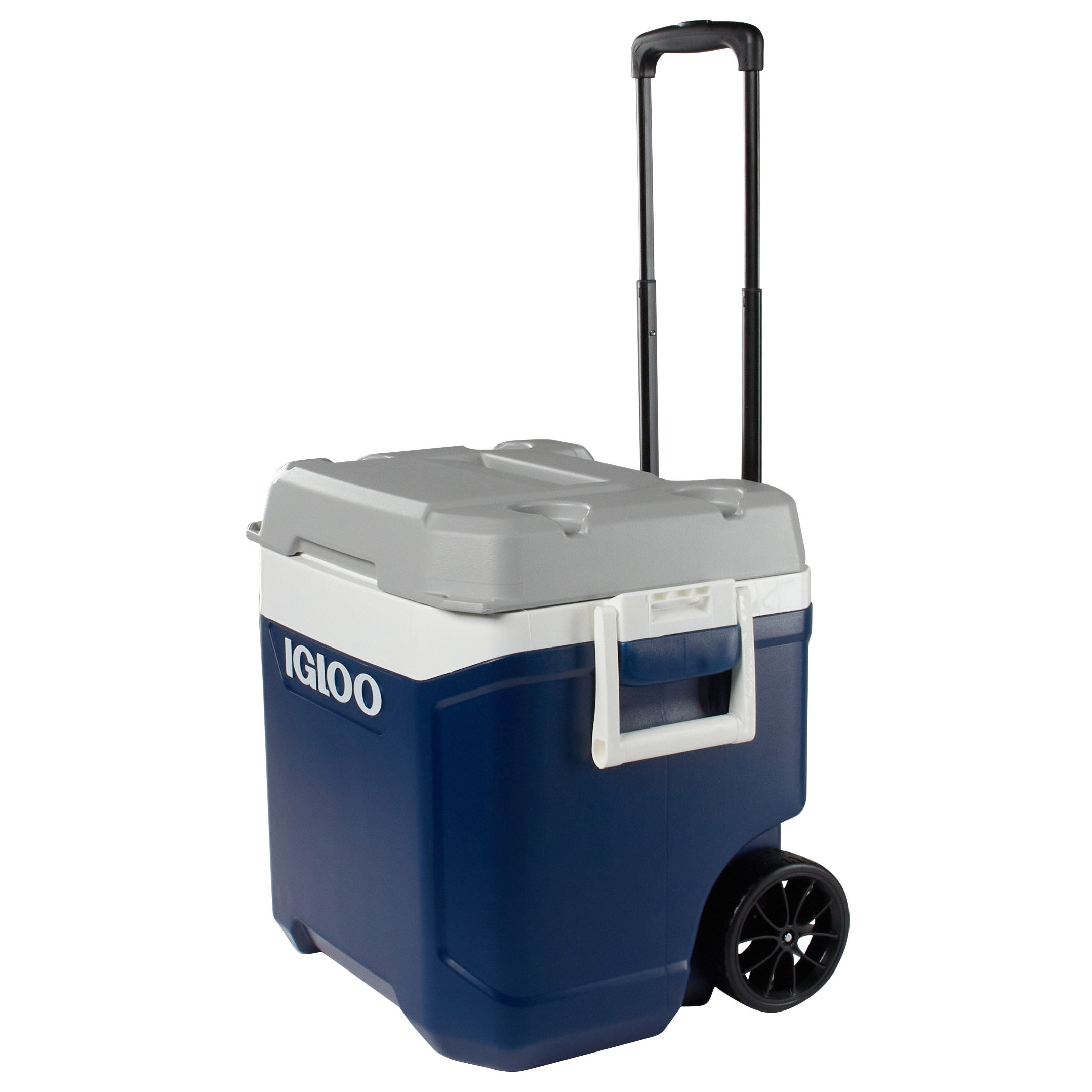 Igloo MaxCold Latitude 62 Quart Rolling Cooler with Telescoping Handle