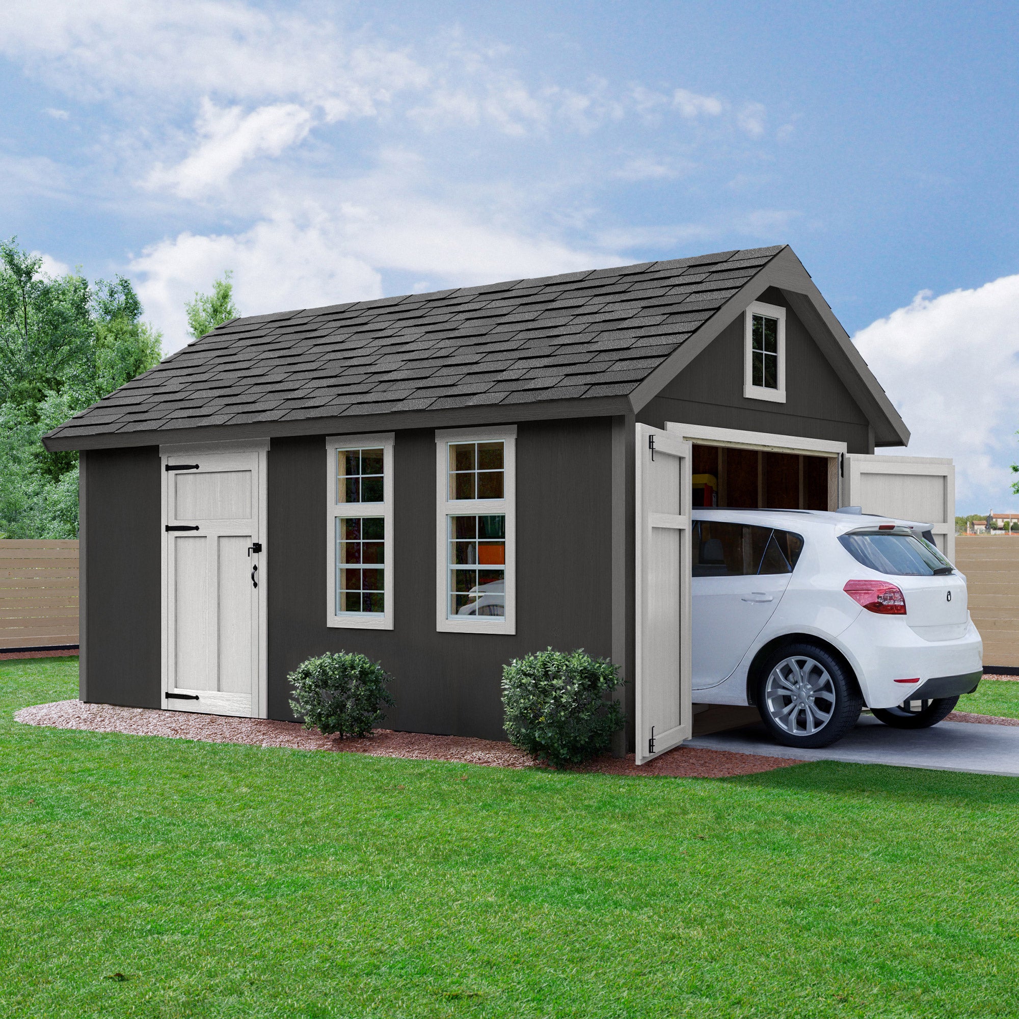 Yardline Upton 12'x20' Wood Shed-Do it Yourself or Pro Installed
