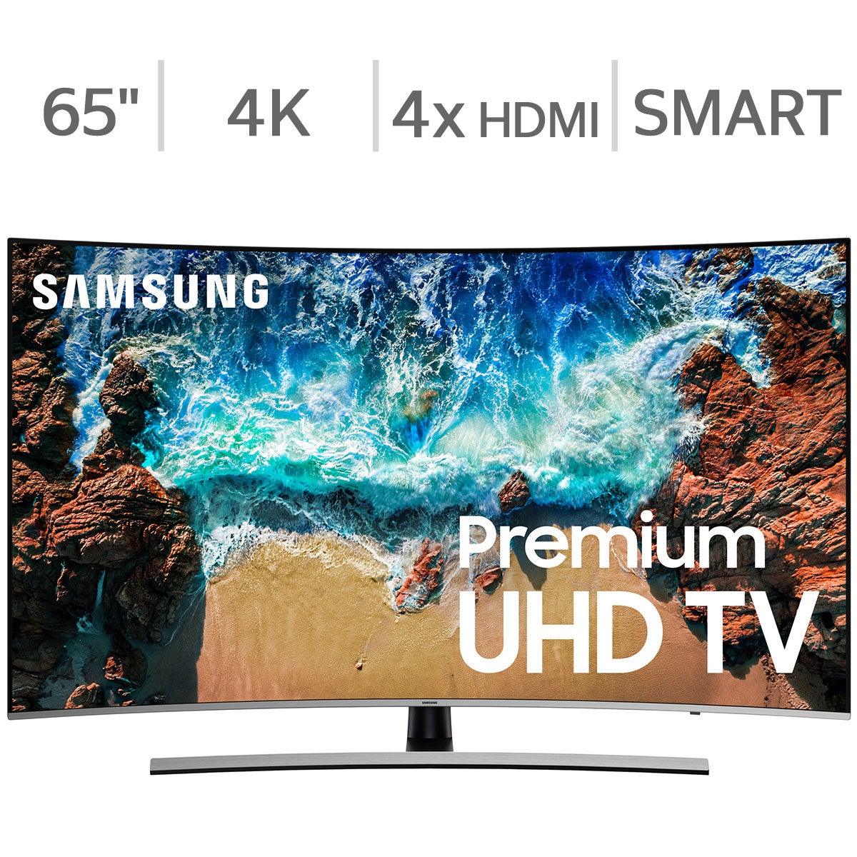 Samsung Curved 65" Class (64.5" Diag.) HDR 4K UHD LED LCD TV