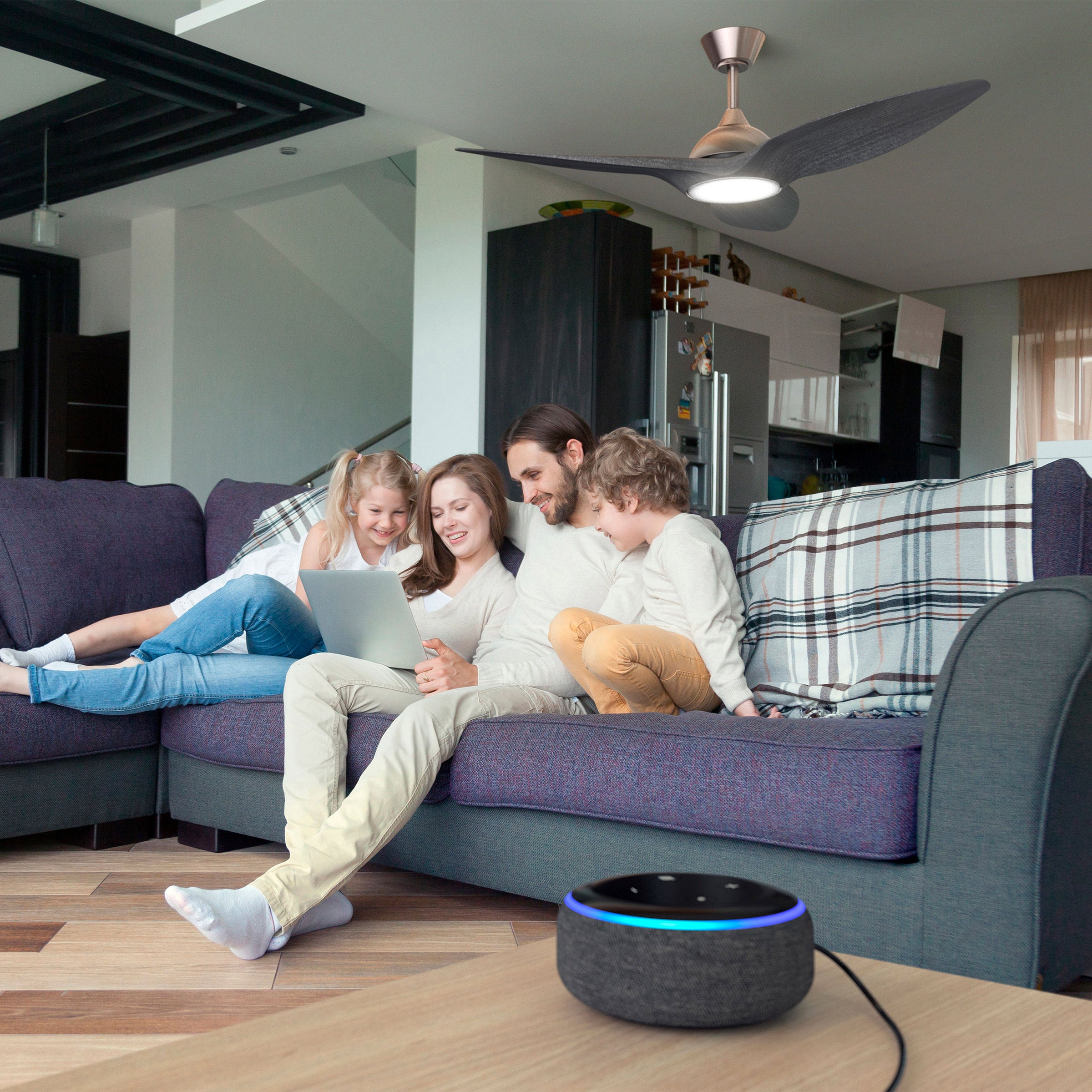Atomi Smart Wi-Fi 3 Blade 48" Ceiling Fan