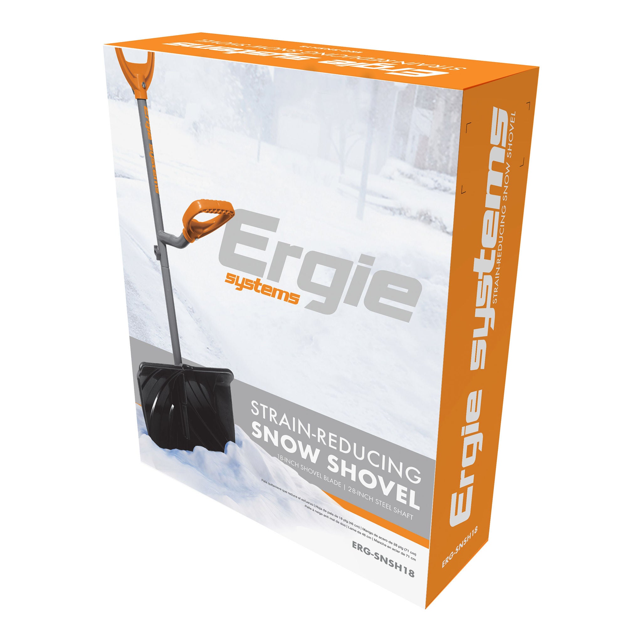 Ergie Shovel 18" Snow Shovel