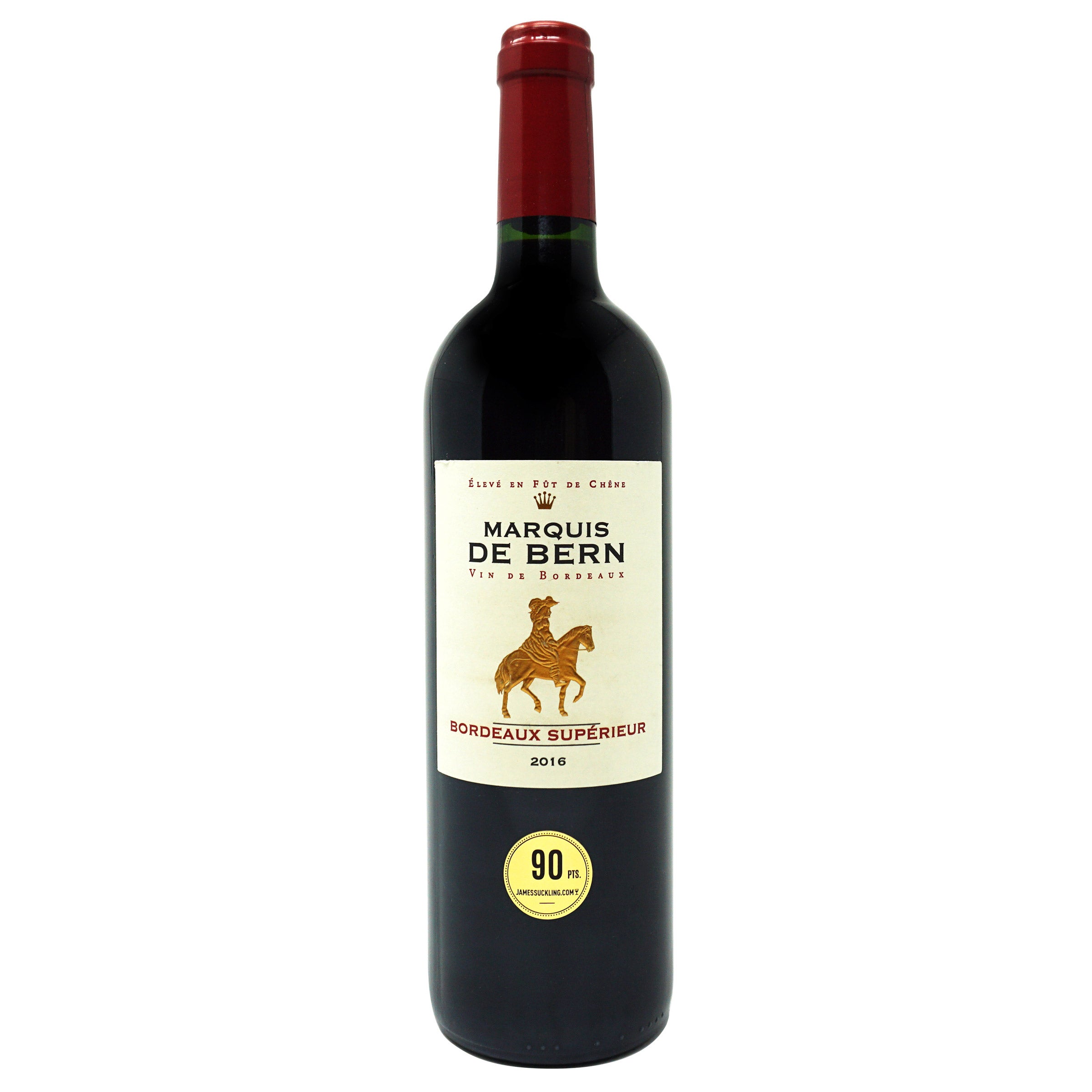 90 Point Bordeaux Supérieur Wine 750 ml 12-pack CA ONLY