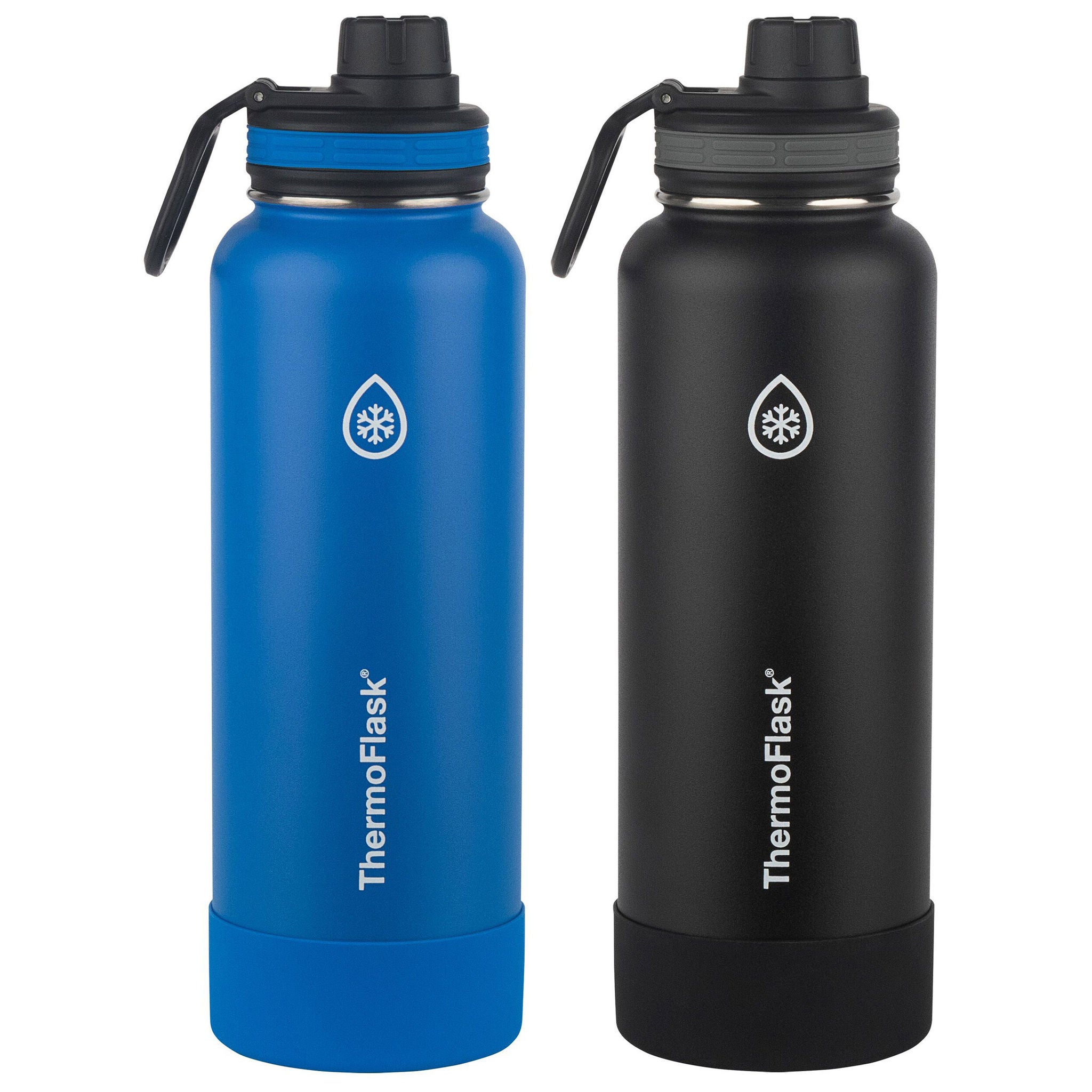 Thermoflask Stainless Steel 40 oz Water Bottle, 2-piece Set
