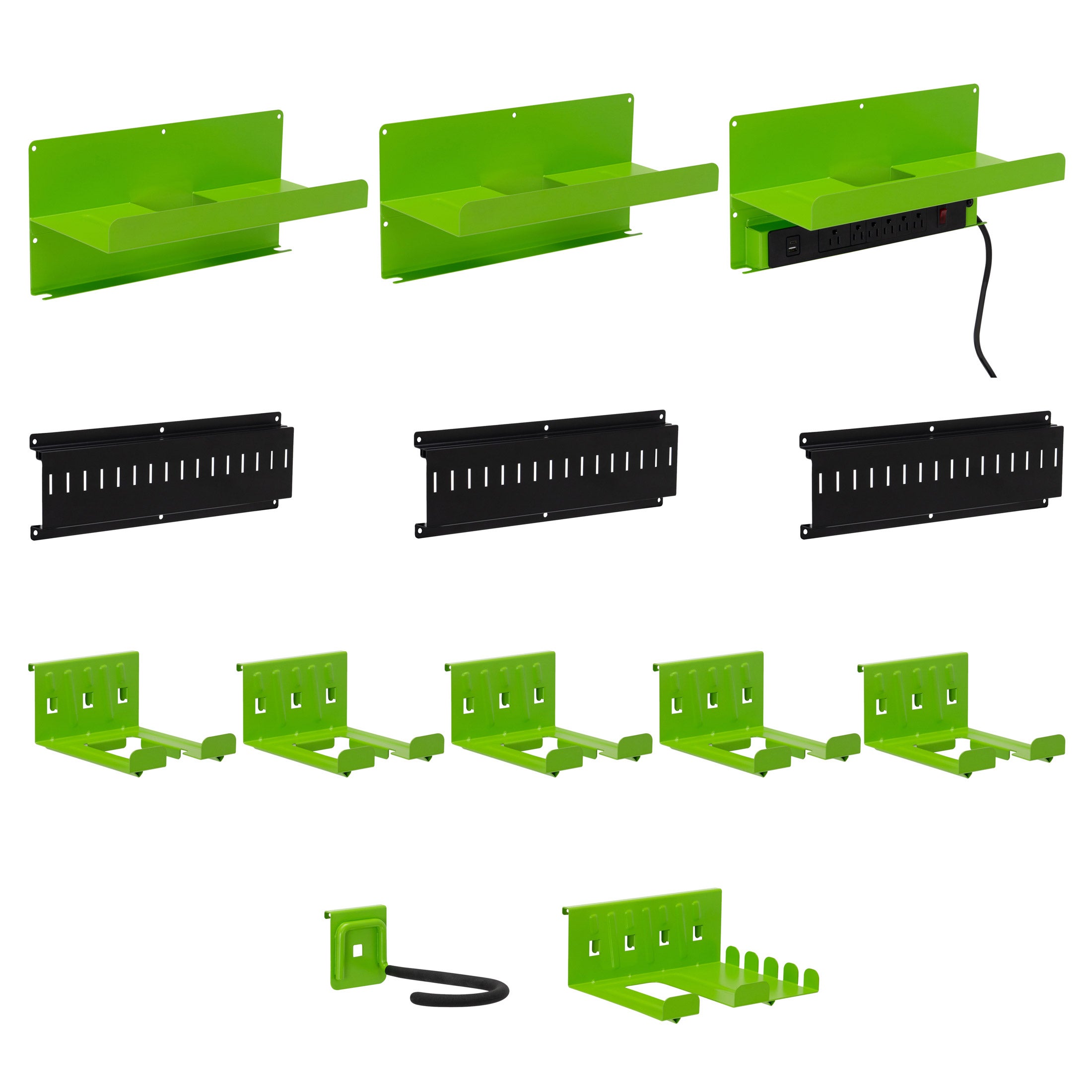 Permasteel 14-piece Wall Storage System