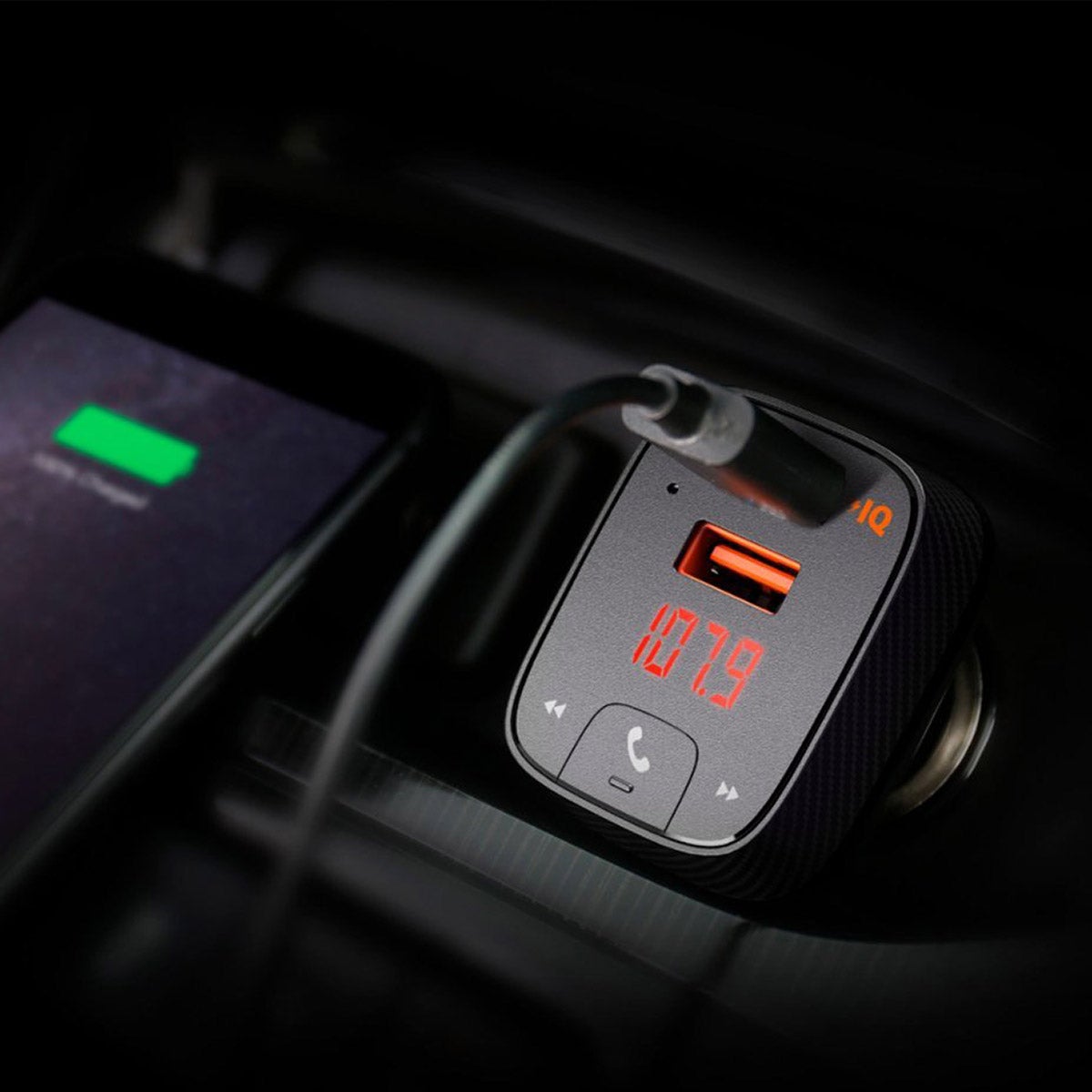 Anker Roav SmartCharge F2 Bluetooth FM Transmitter Car Kit, 2-pack