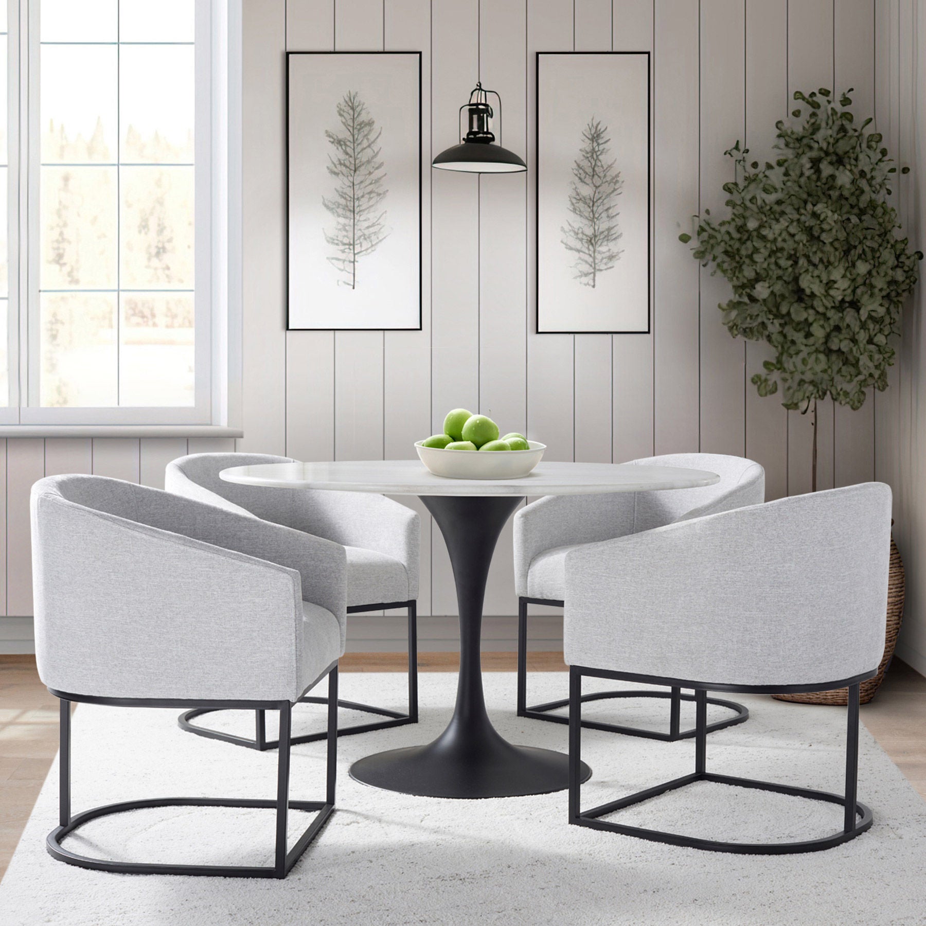 Bastion Fabric Dining Chair