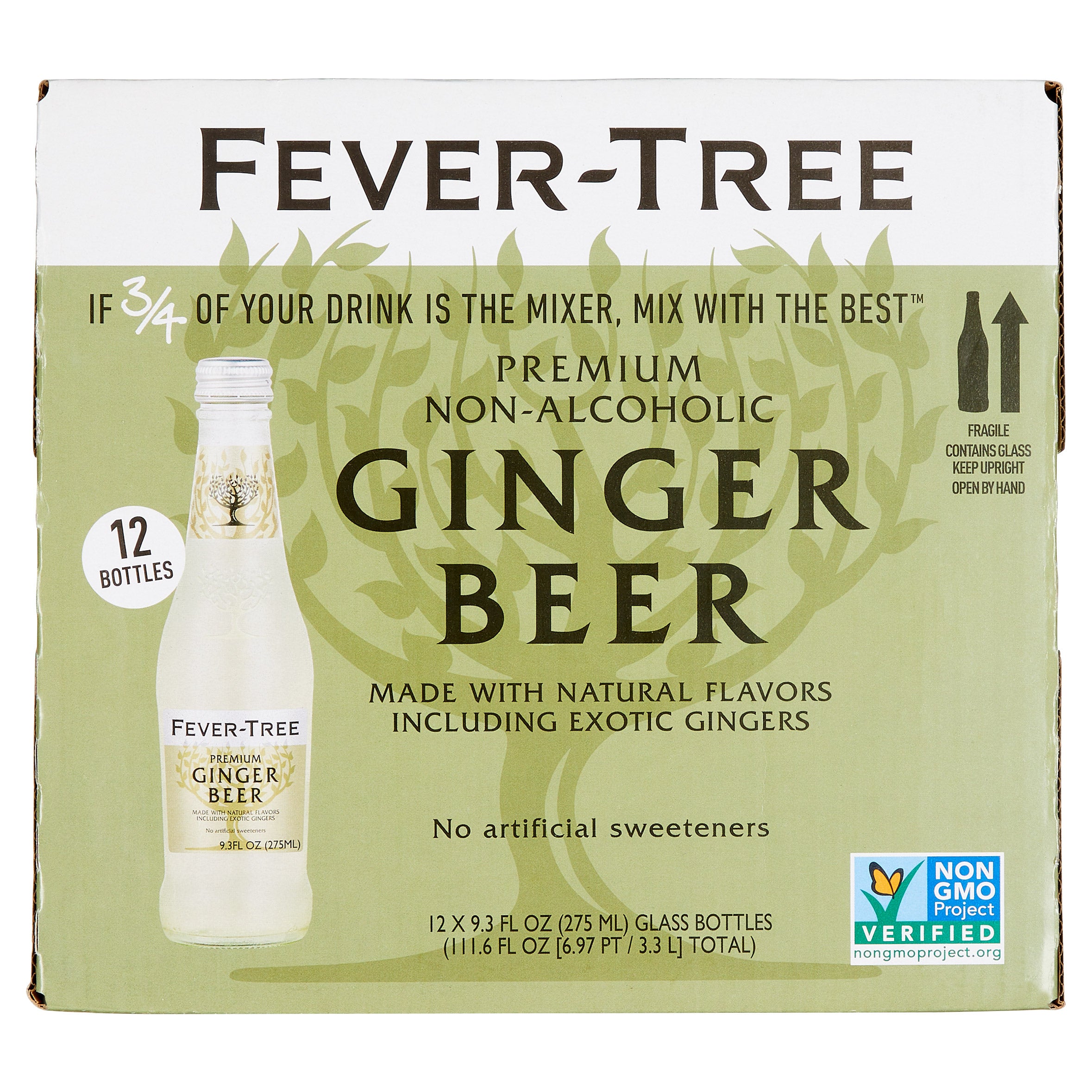 Fever Tree Ginger Beer, 9.3 fl oz, 12-count