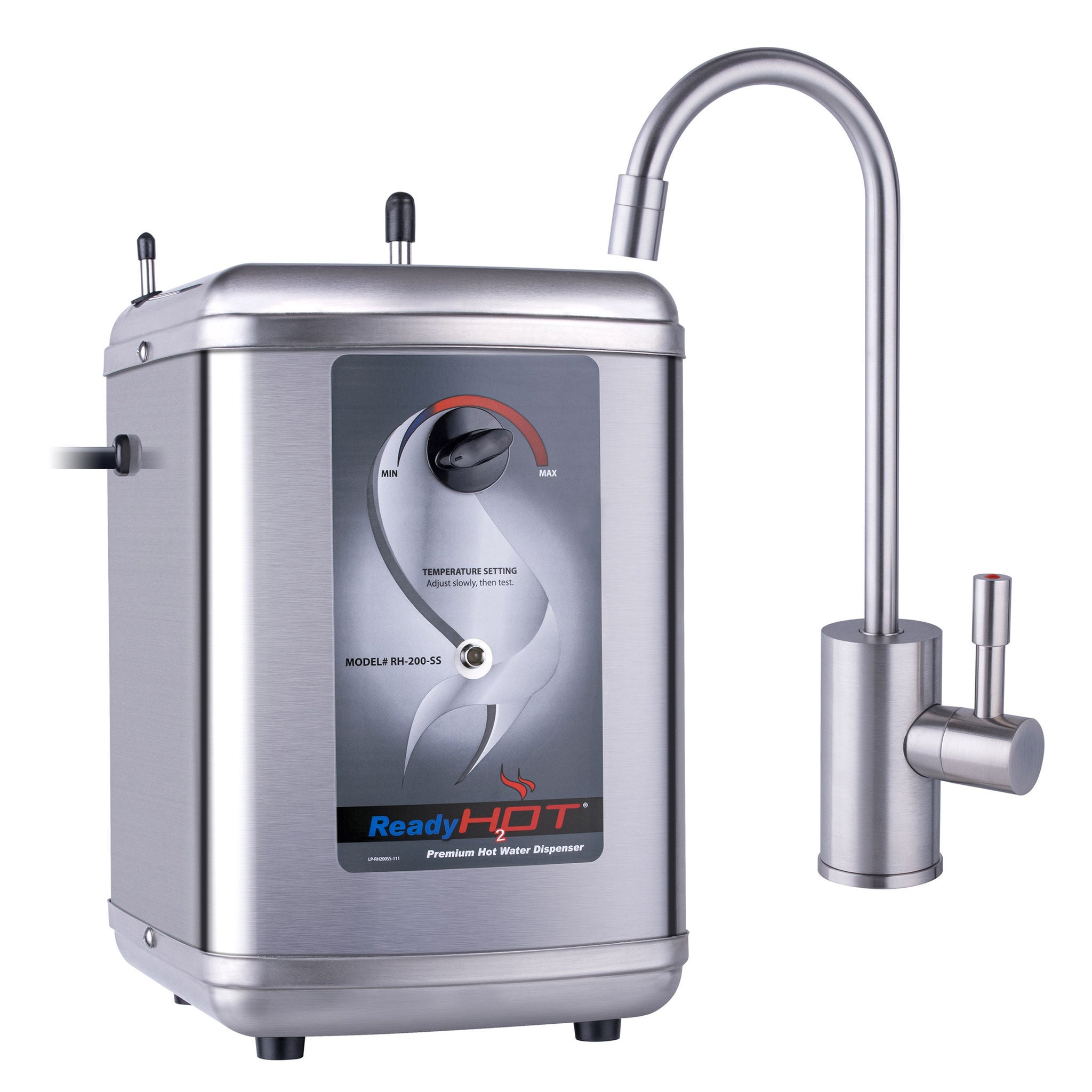Ready Hot Instant Hot Water Dispenser with Chrome or Brushed Nickel Faucet
