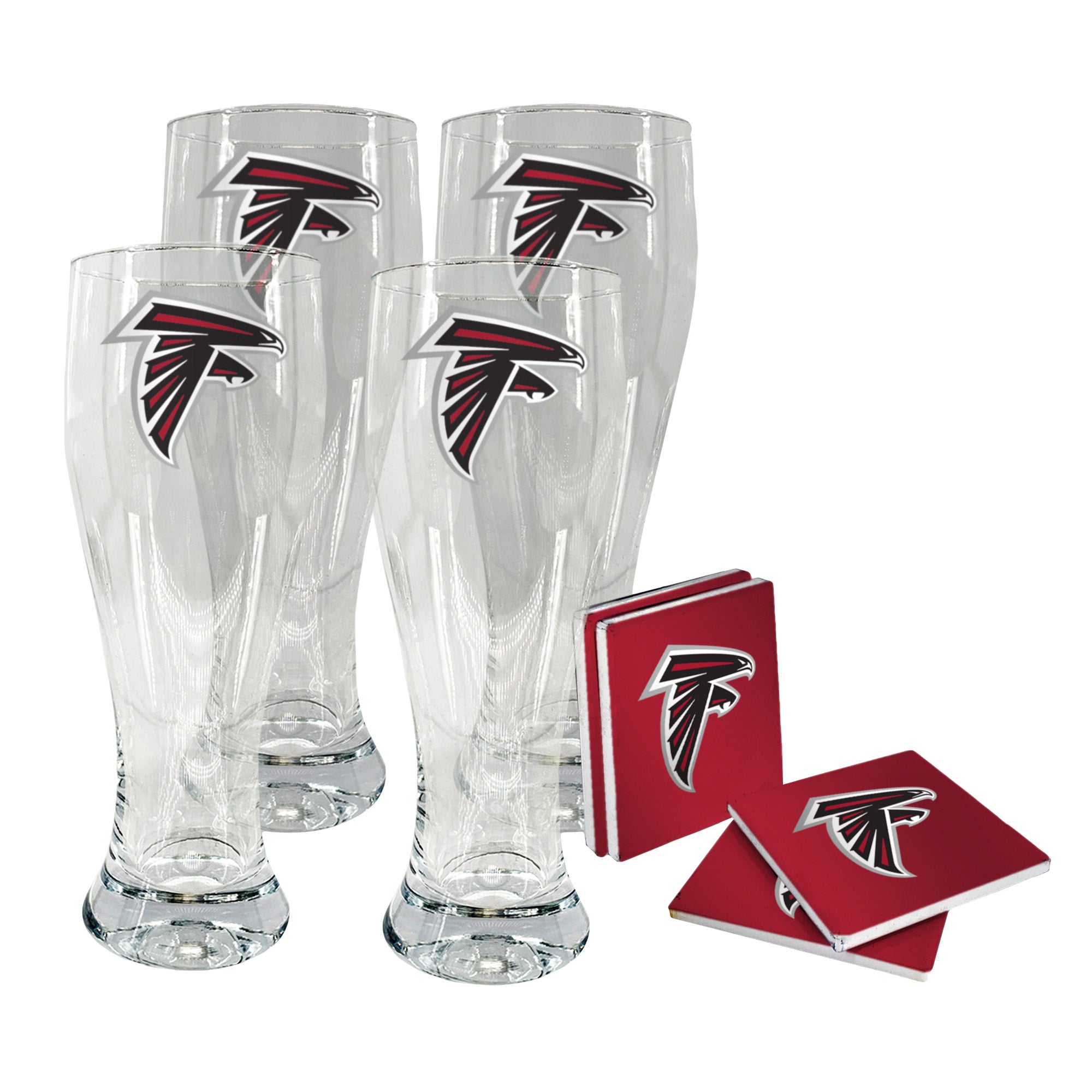 NFL Pilsner & Coaster Set