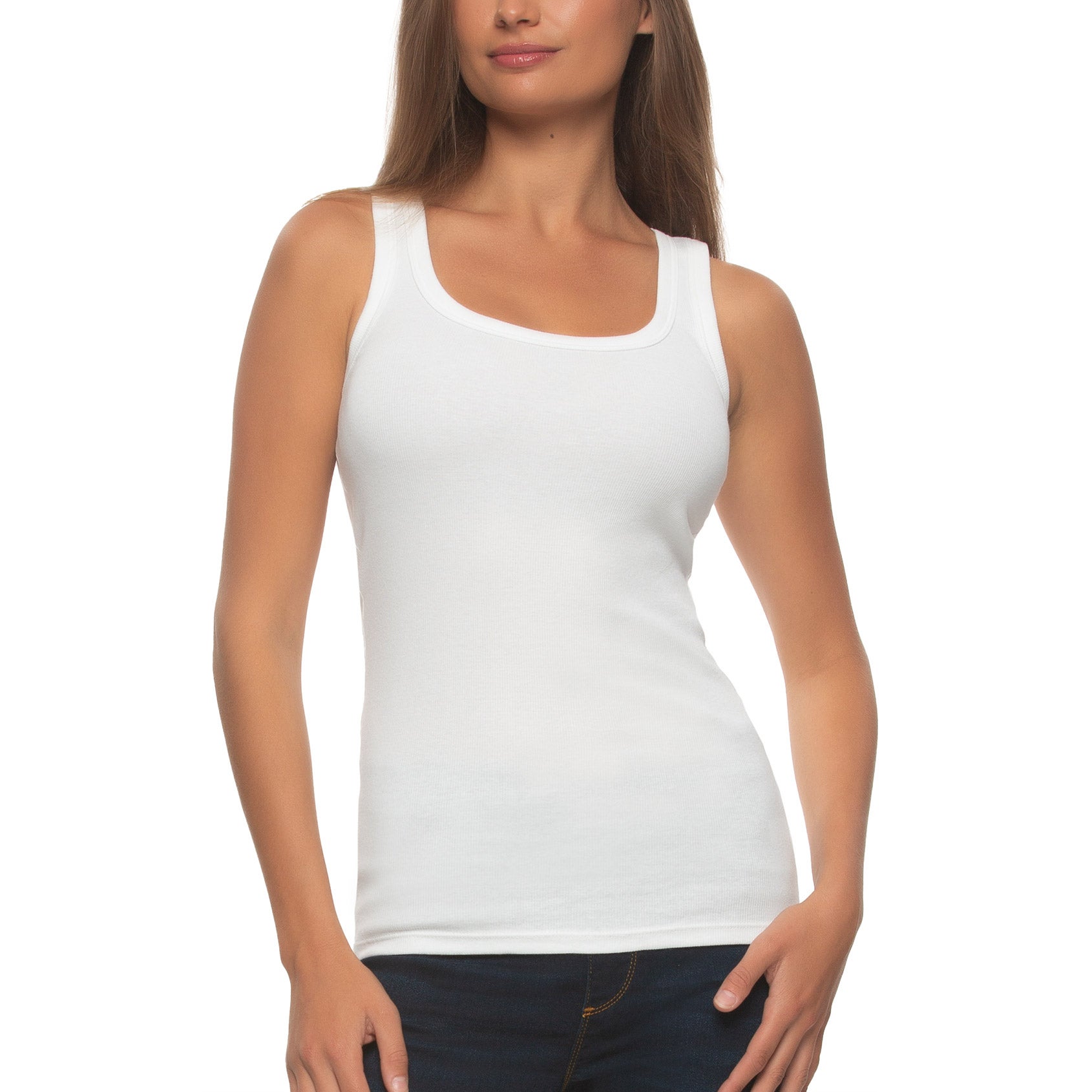 Felina Women's Ribbed Tank, 3-pack