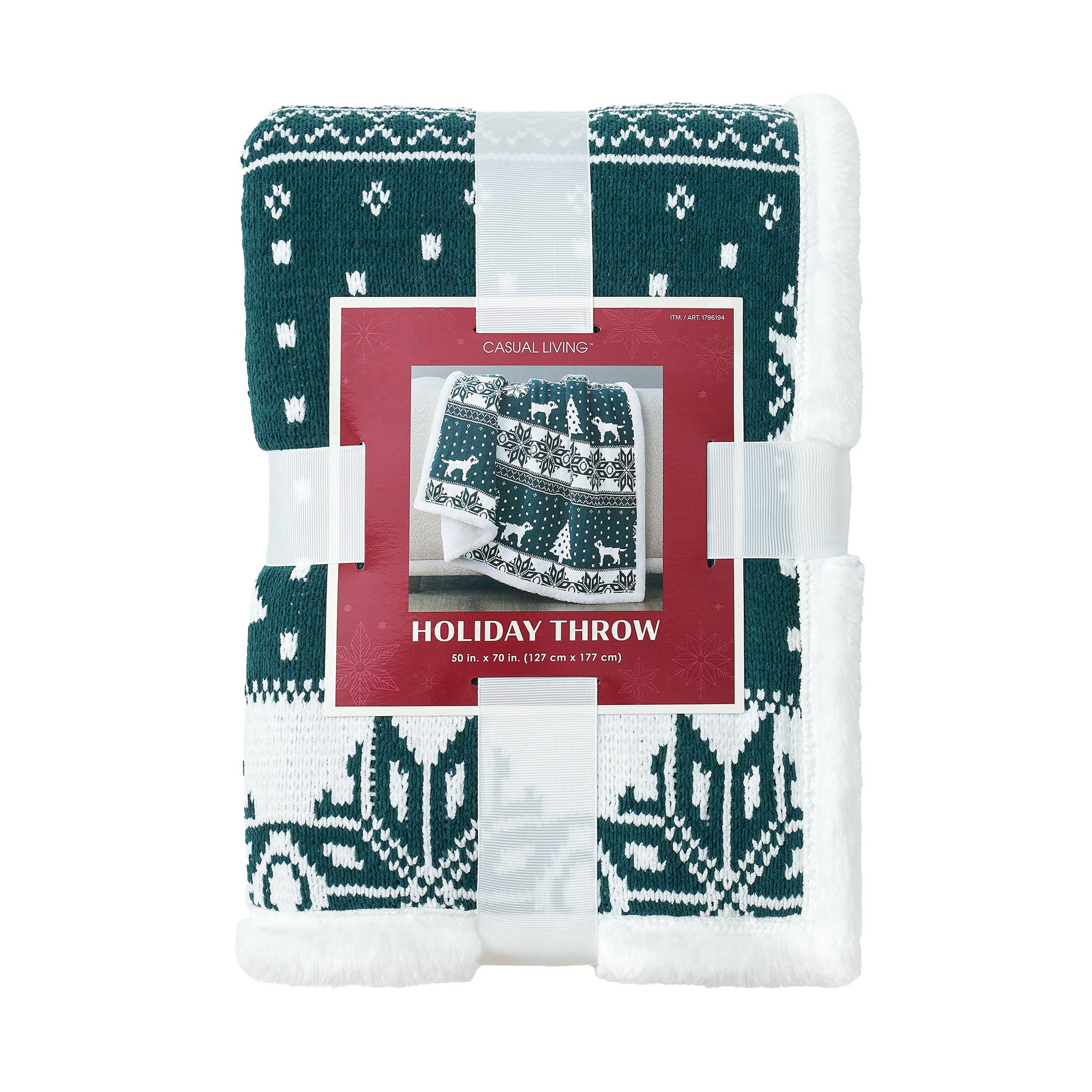 Casual Living Holiday Throw