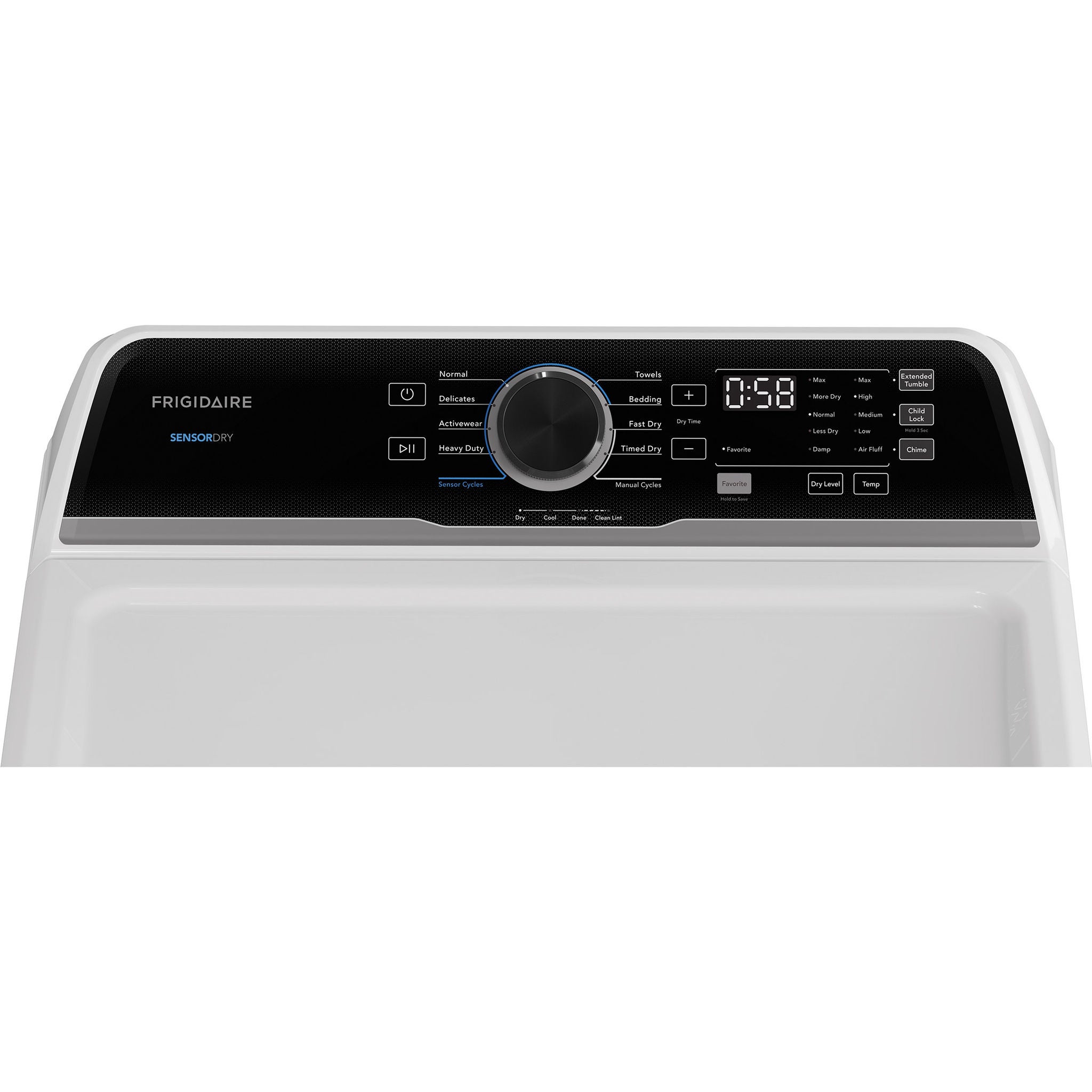 Frigidaire 7.0 cu. ft. GAS Dryer with 10 Dry Cycles