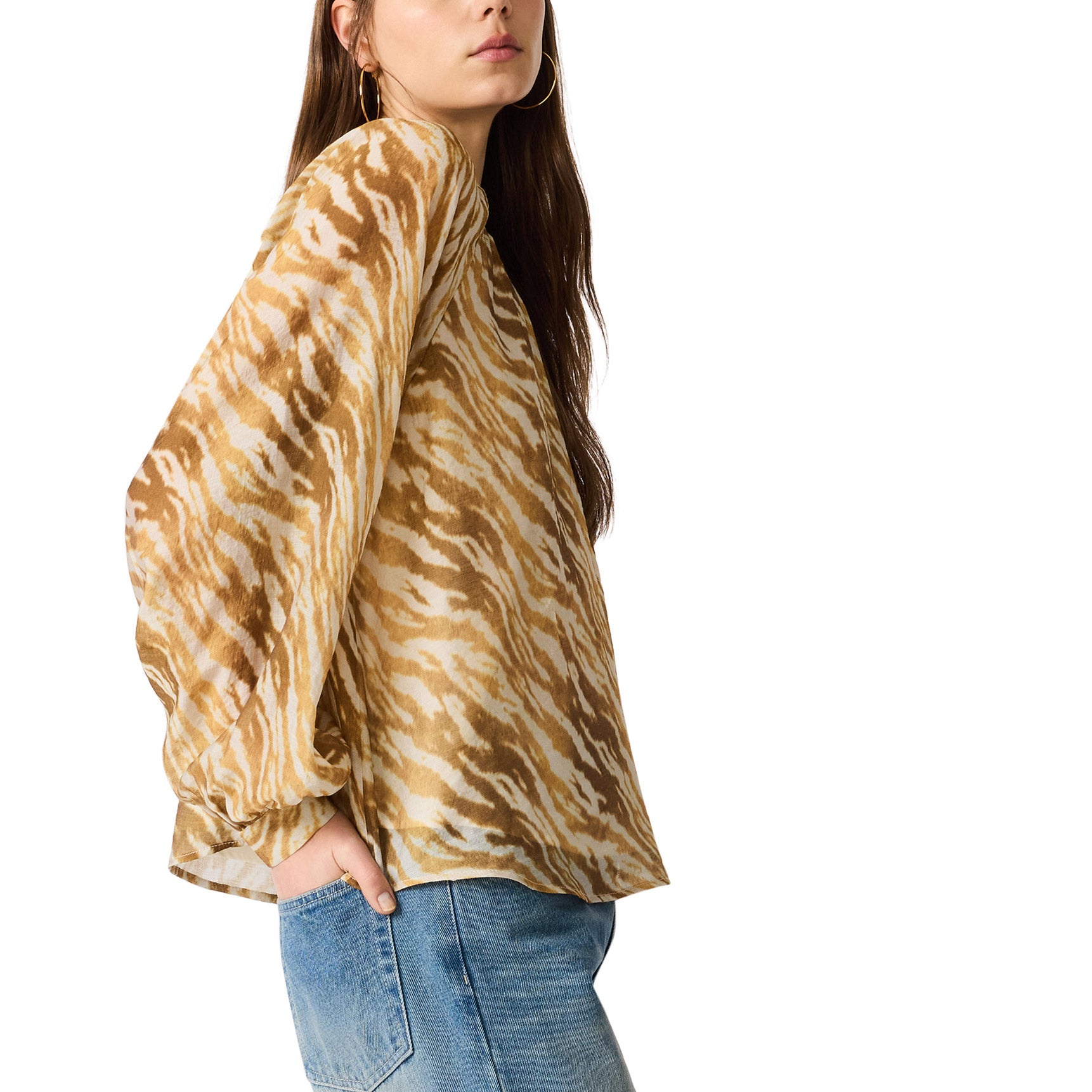 Steve Madden Women's Printed Blouse