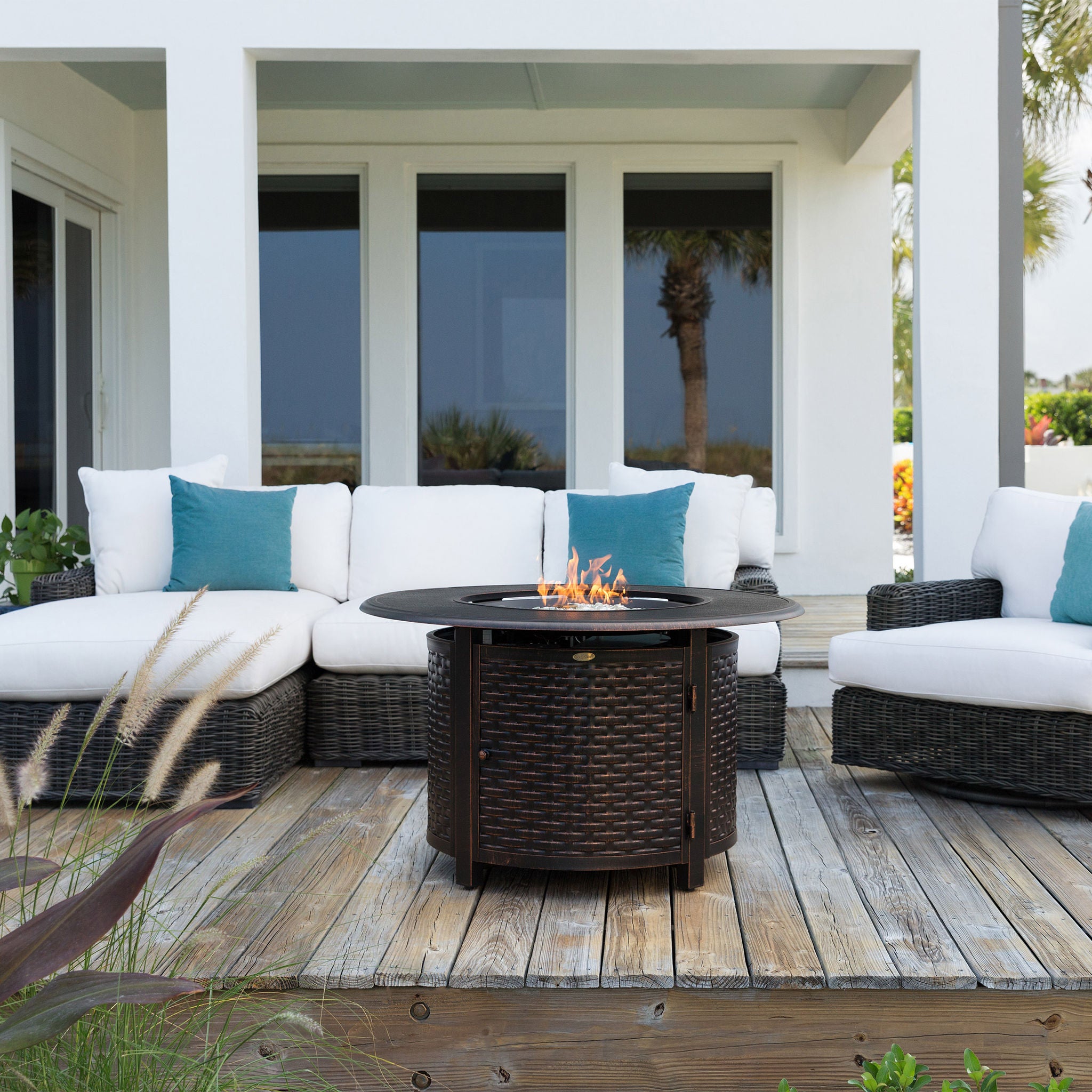 Aluminum Propane Gas Fire Pit