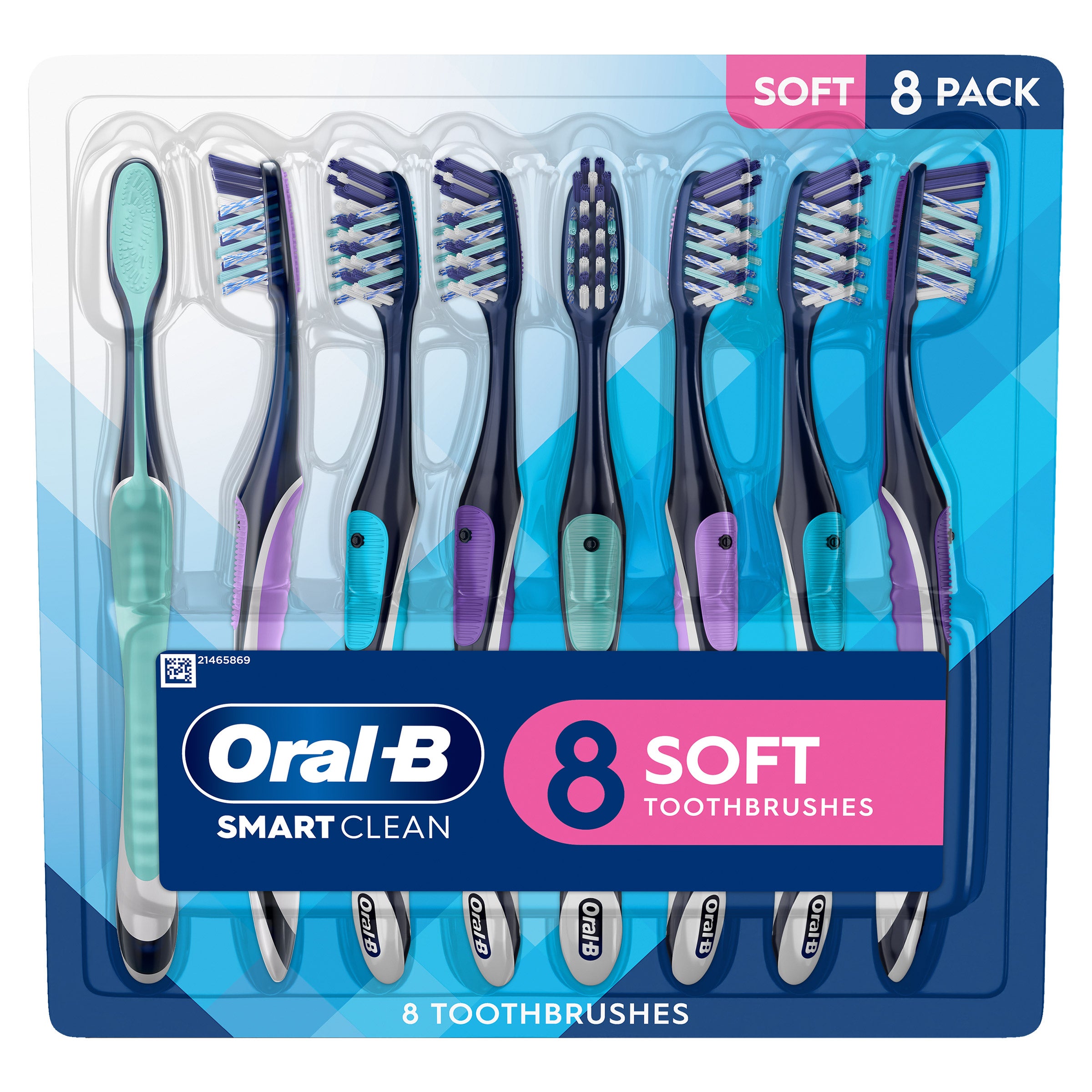 Oral-B CrossAction Advanced Soft Bristle Toothbrush, 8-pack