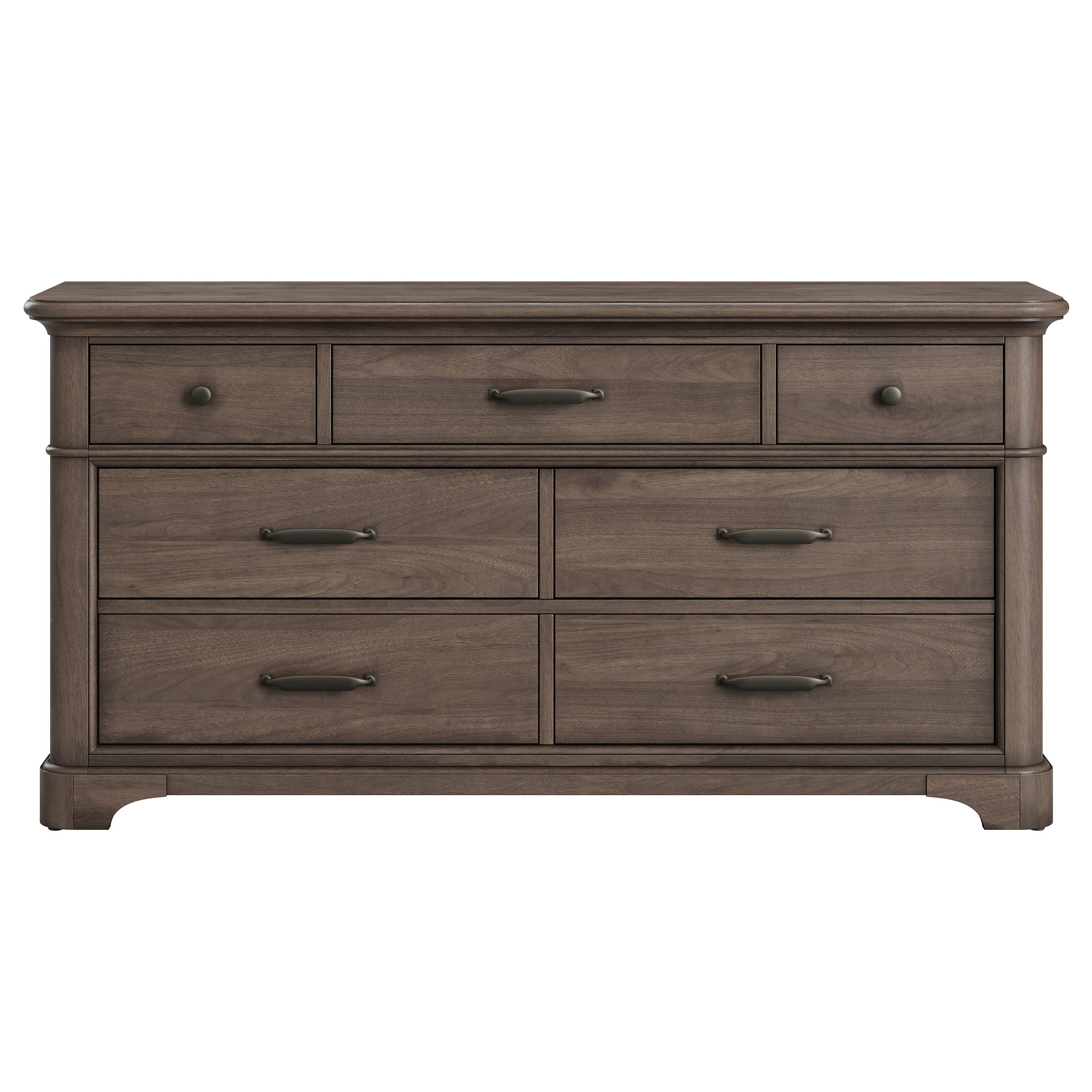 Alki Cove 7-drawer Dresser, Medium Brown