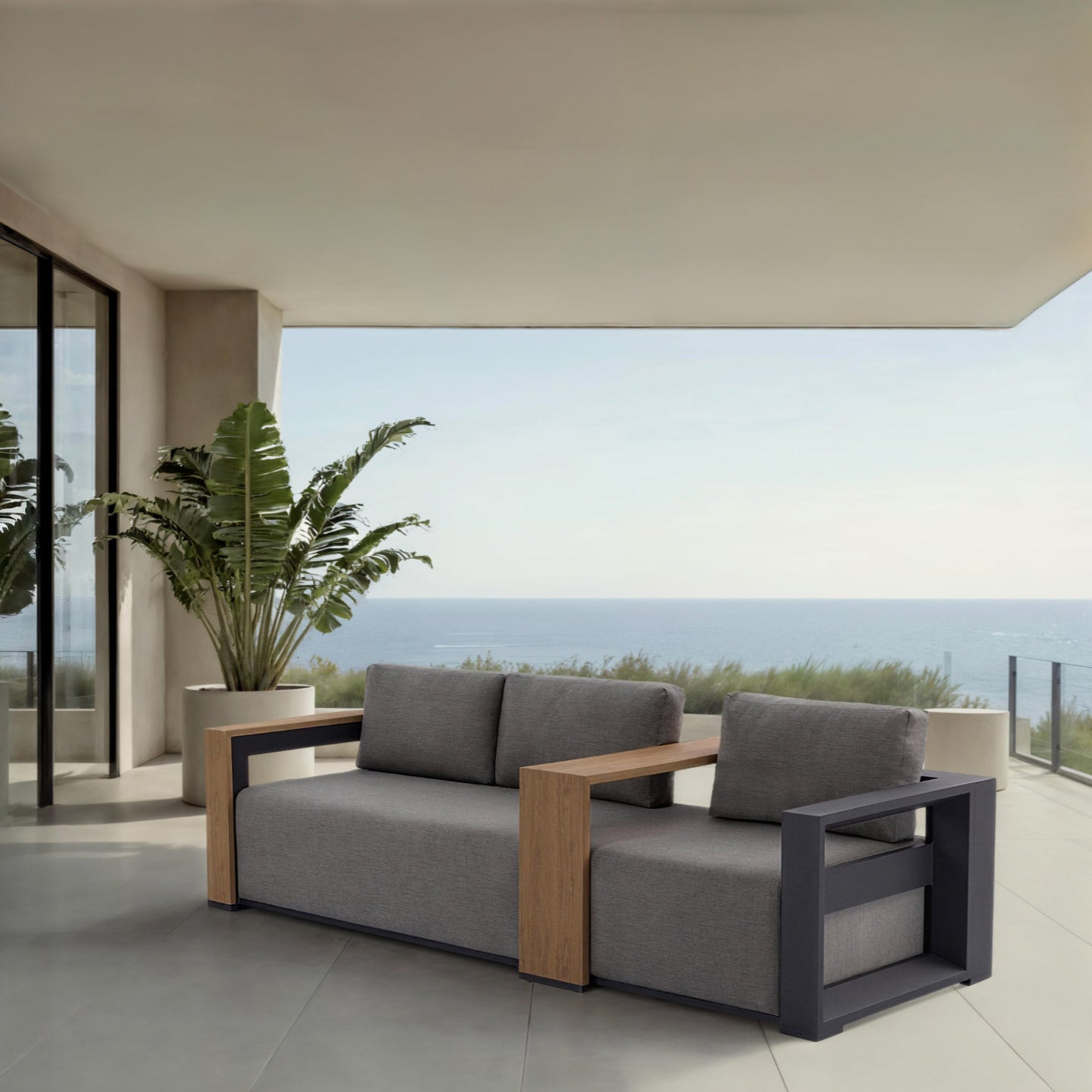 MoDe Ottawa 4-piece Outdoor Patio Deep Seating Set