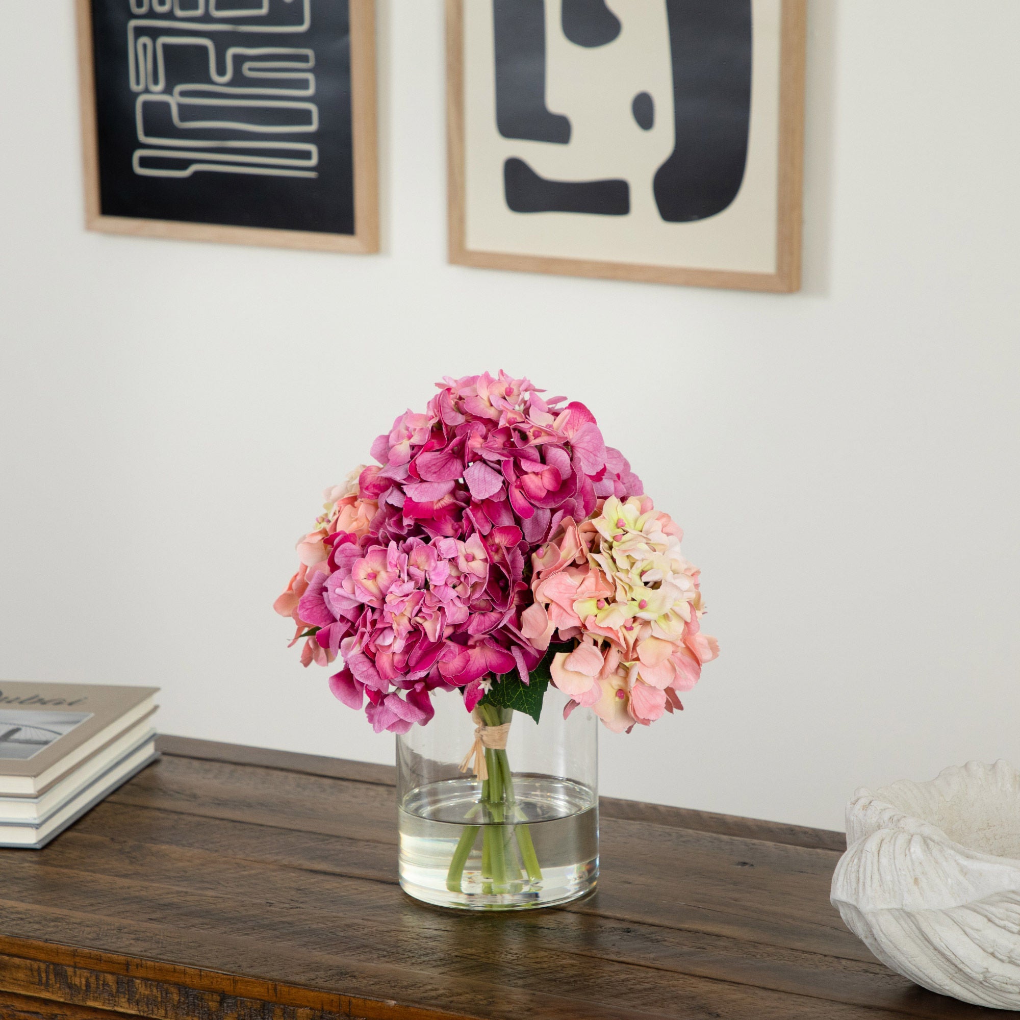 Faux 12" Hydrangea Arrangement