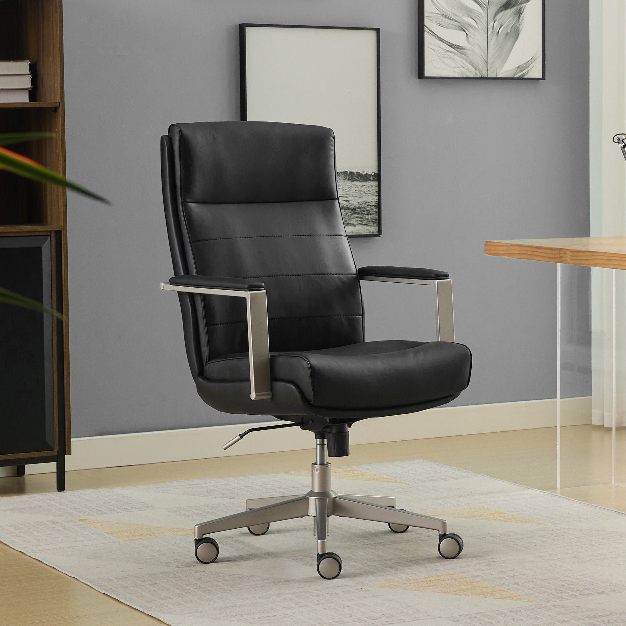 Elle Decor Ayden Managers Chair