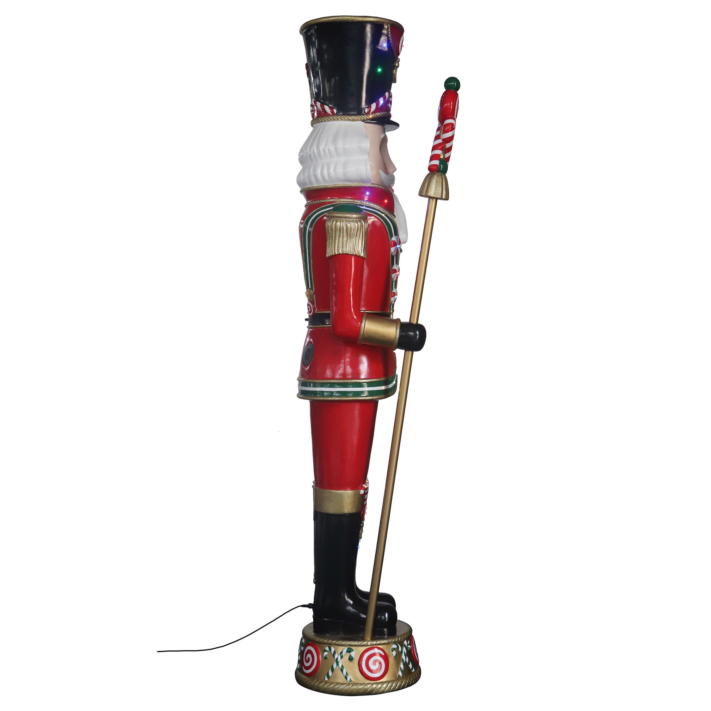 8' Nutcracker with LED Lights and Music