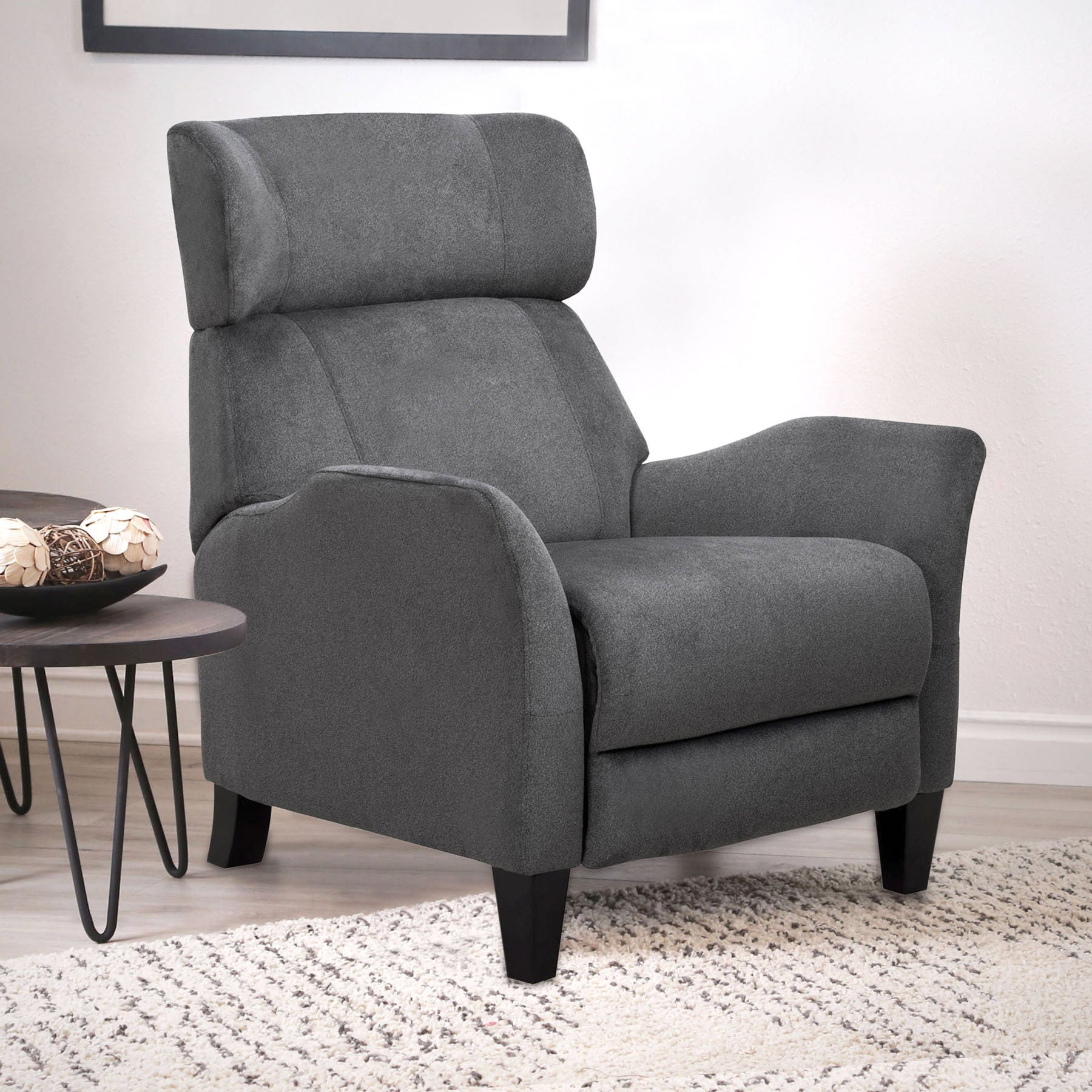 Francesca Fabric Pushback Recliner