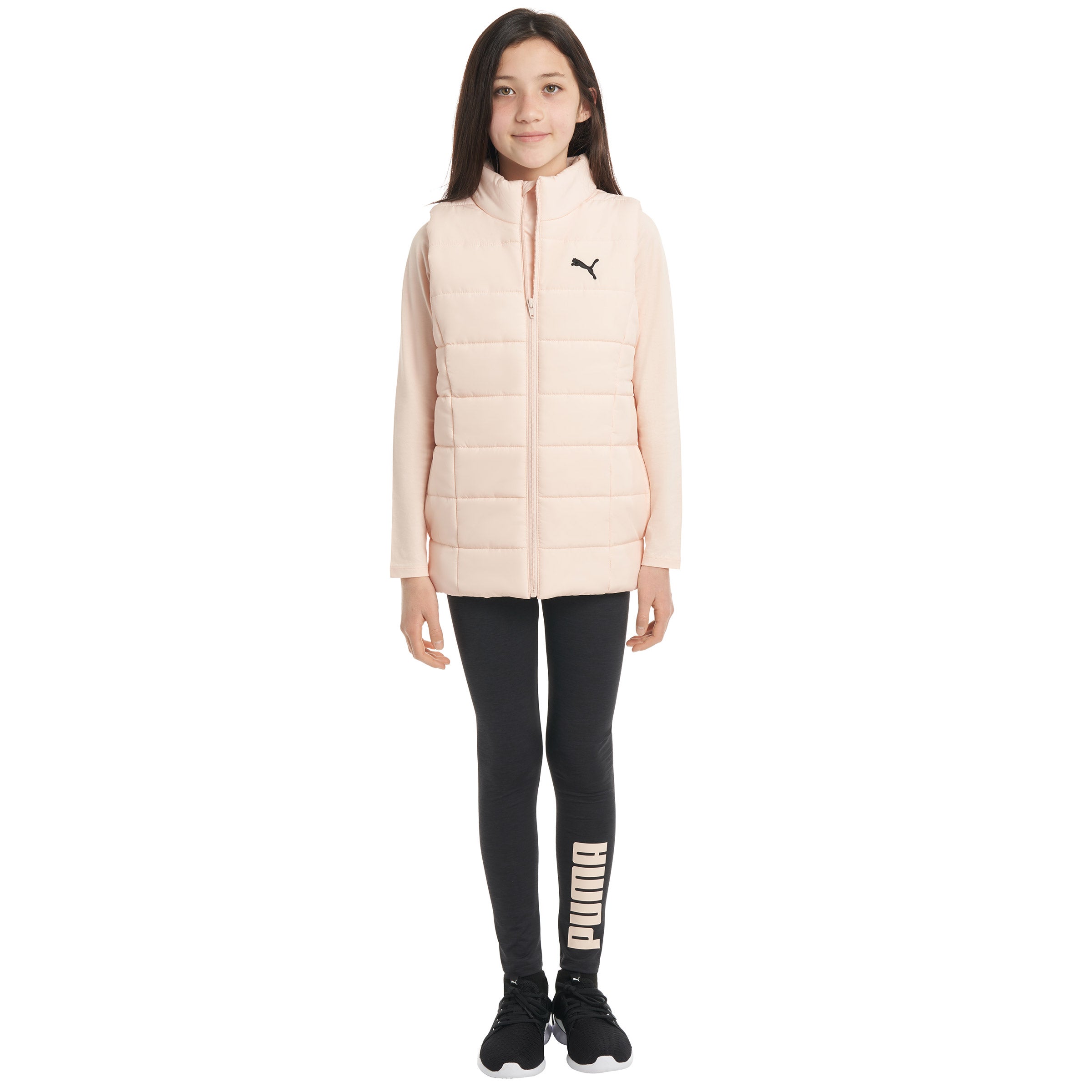 Puma Youth 3-piece Vest Set, Light Pink