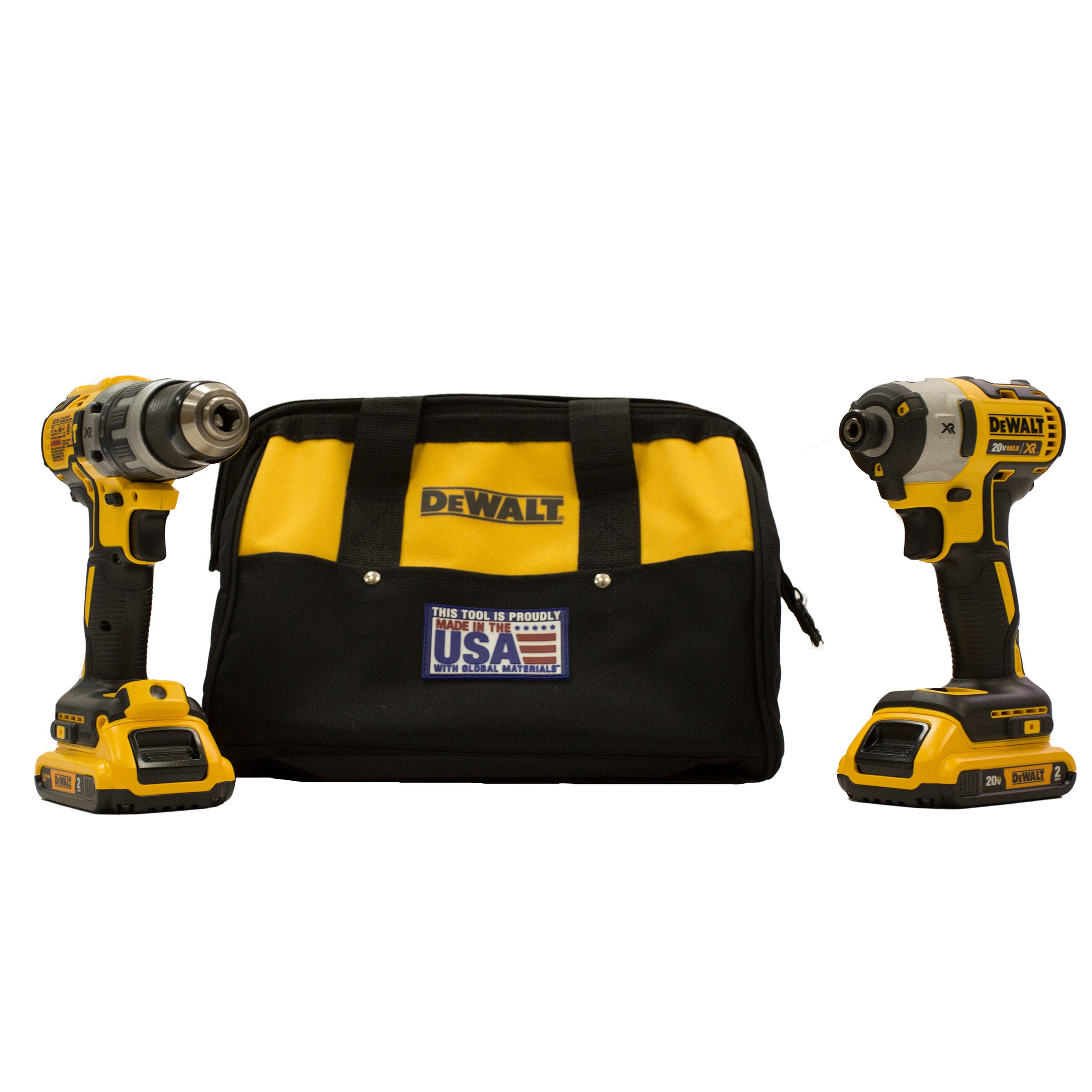 DeWalt 20V Max XR Lithium-ion Brushless Compact Hammer Drill & Impact Driver Combo Kit