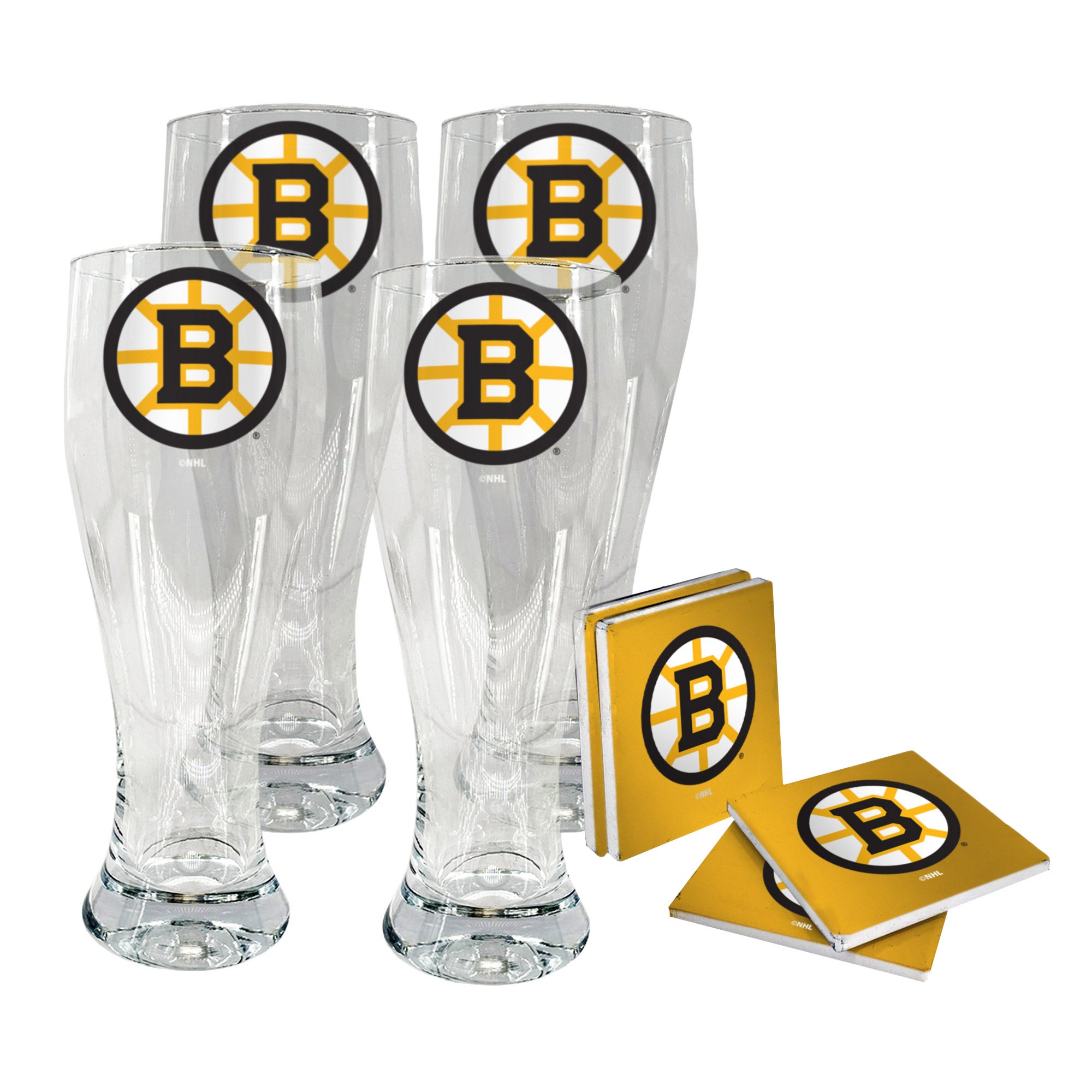 NHL Pilsner & Coaster Set