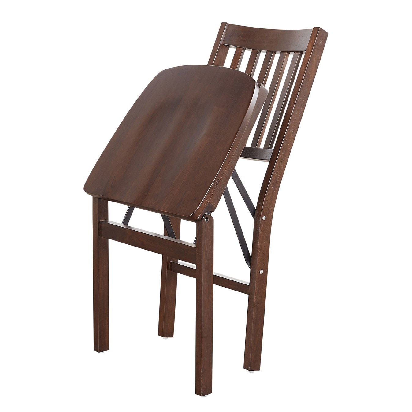 Stakmore Solid Wood Folding Chair, 2-pack