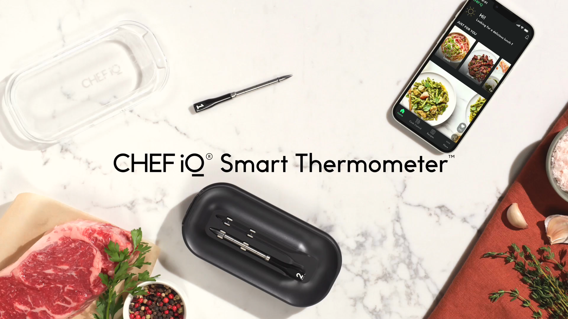 Chef iQ Smart Thermometer and Hub, 2 Probe Set