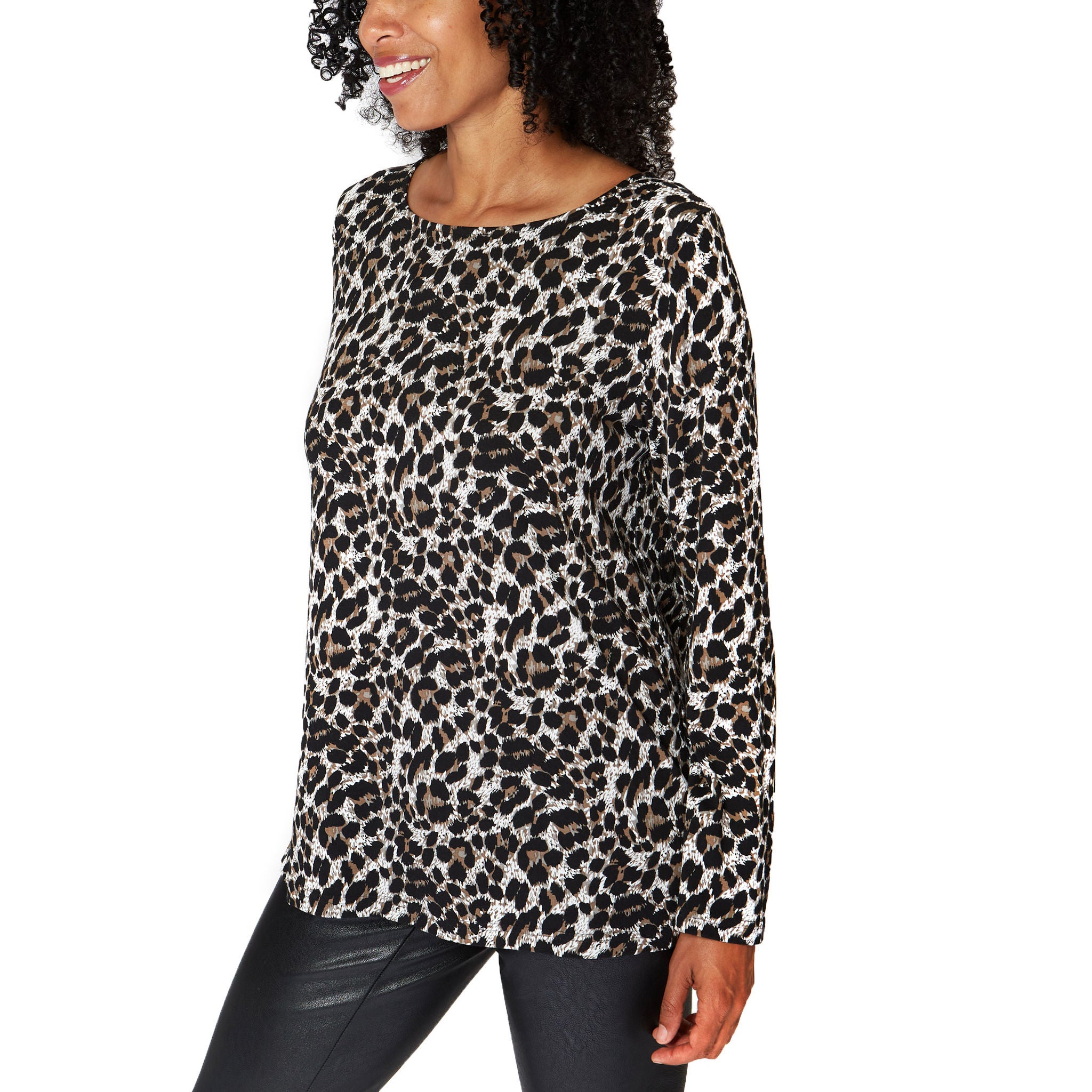 Mario Serrani Ladies' Leopard Print Top