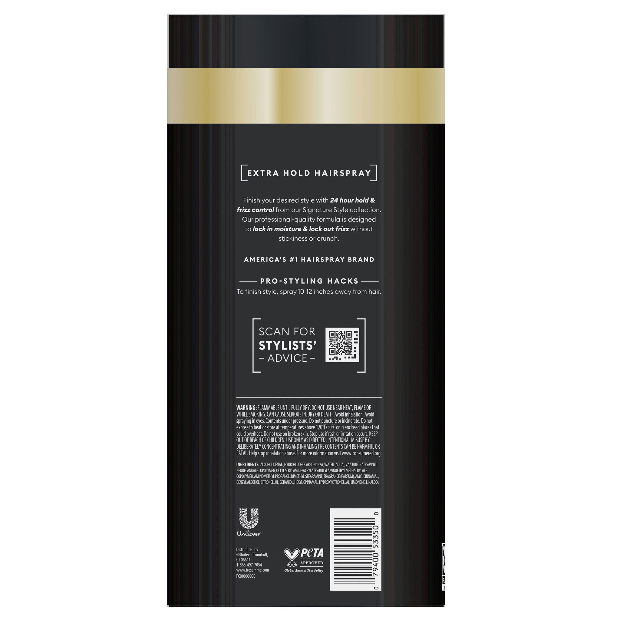 Tresemme Extra Hold Hair Spray, 16.5 oz, 2-pack