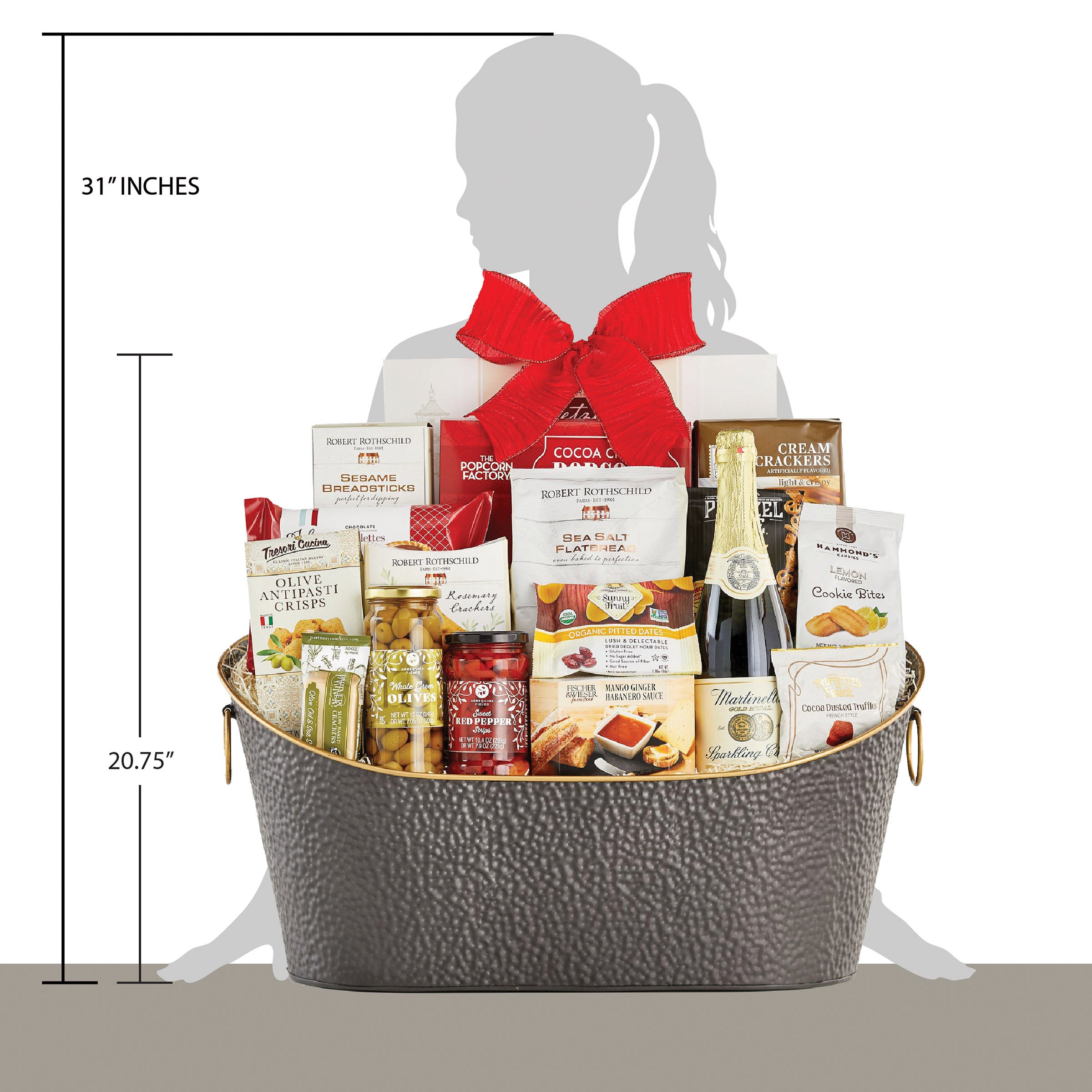 The Wintry Elegance Beverage Tub