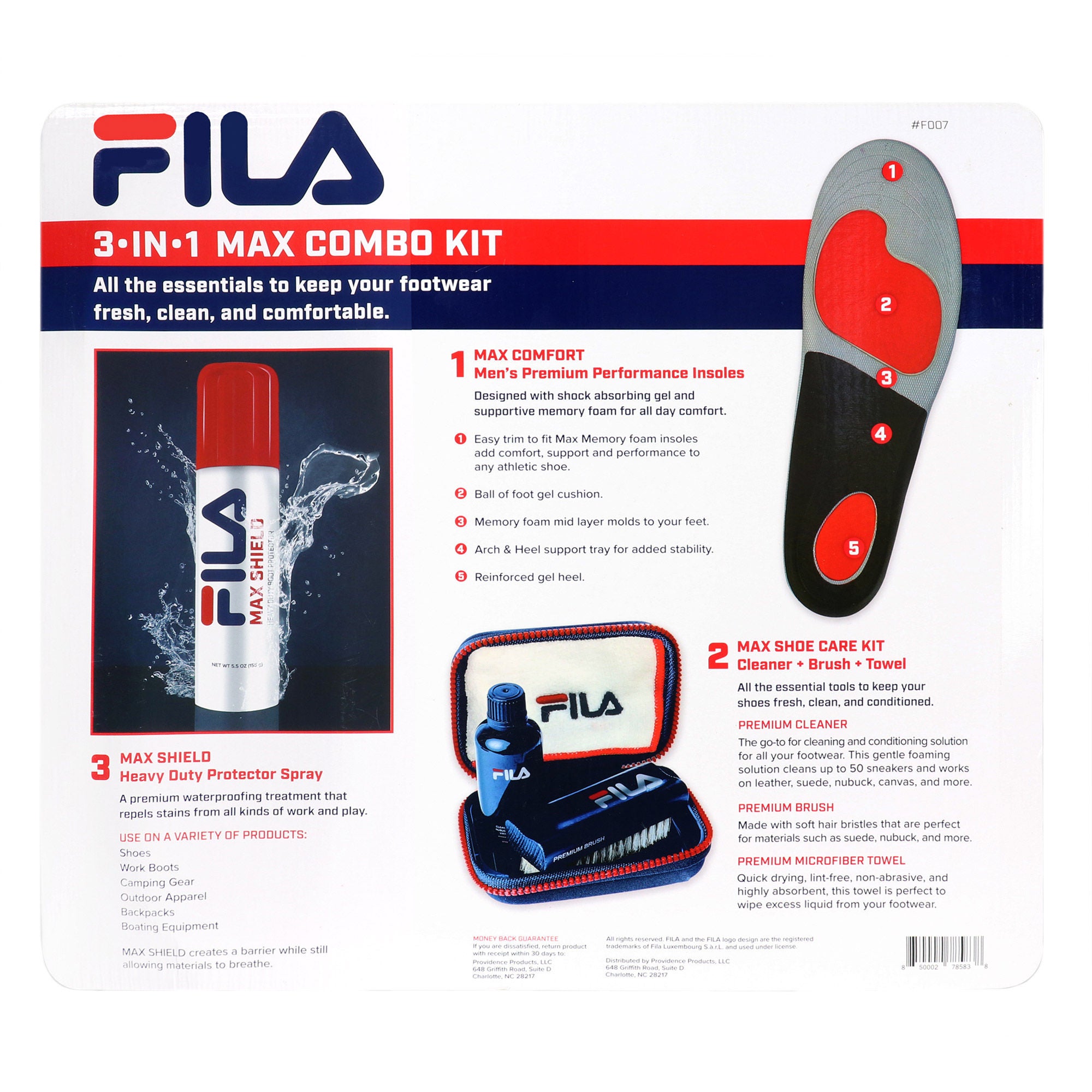 Fila 3-in1 Max Combo Shoe Care Kit