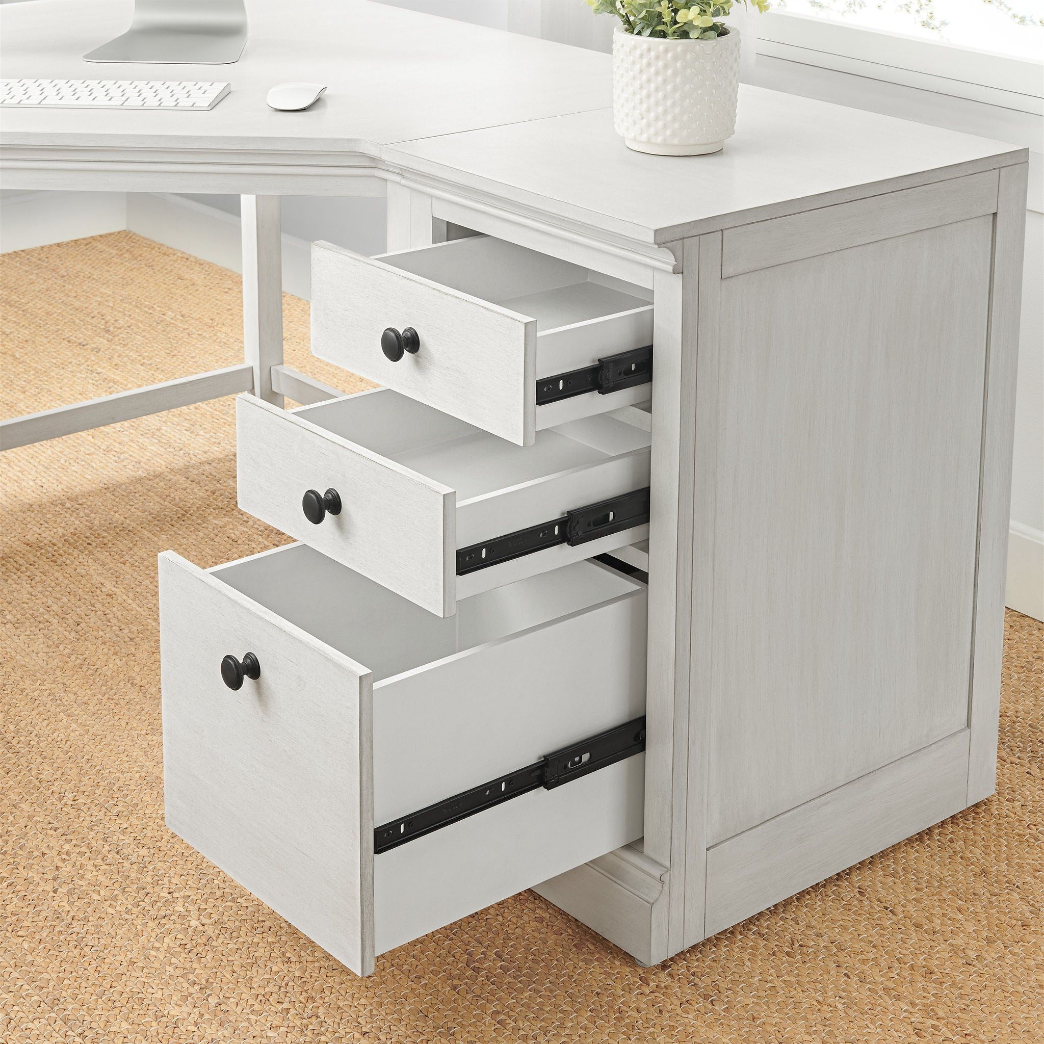Thomasville 60" 3-piece Modular Corner Desk