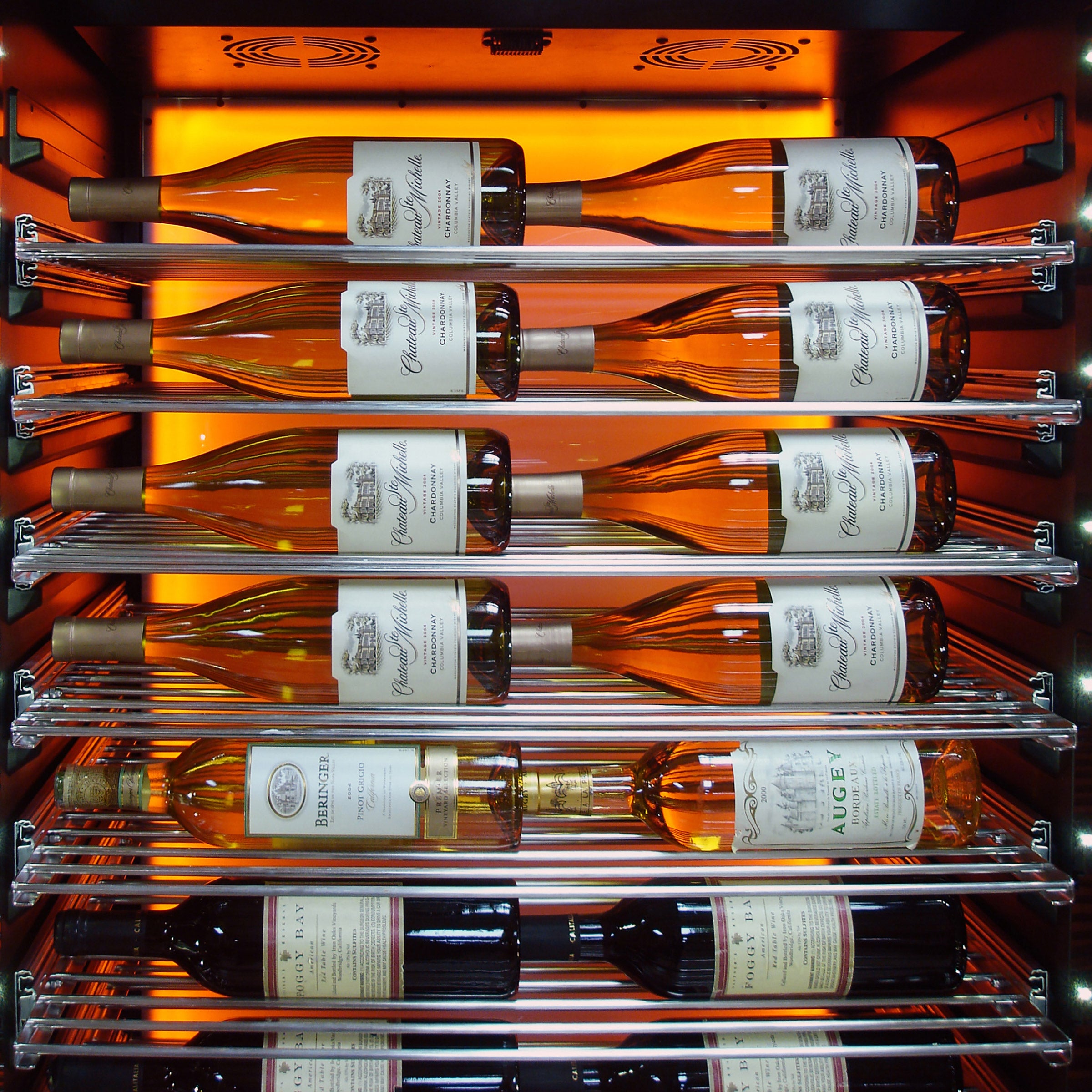Vinotemp 188-Bottle Backlit Single-Zone Wine Cooler