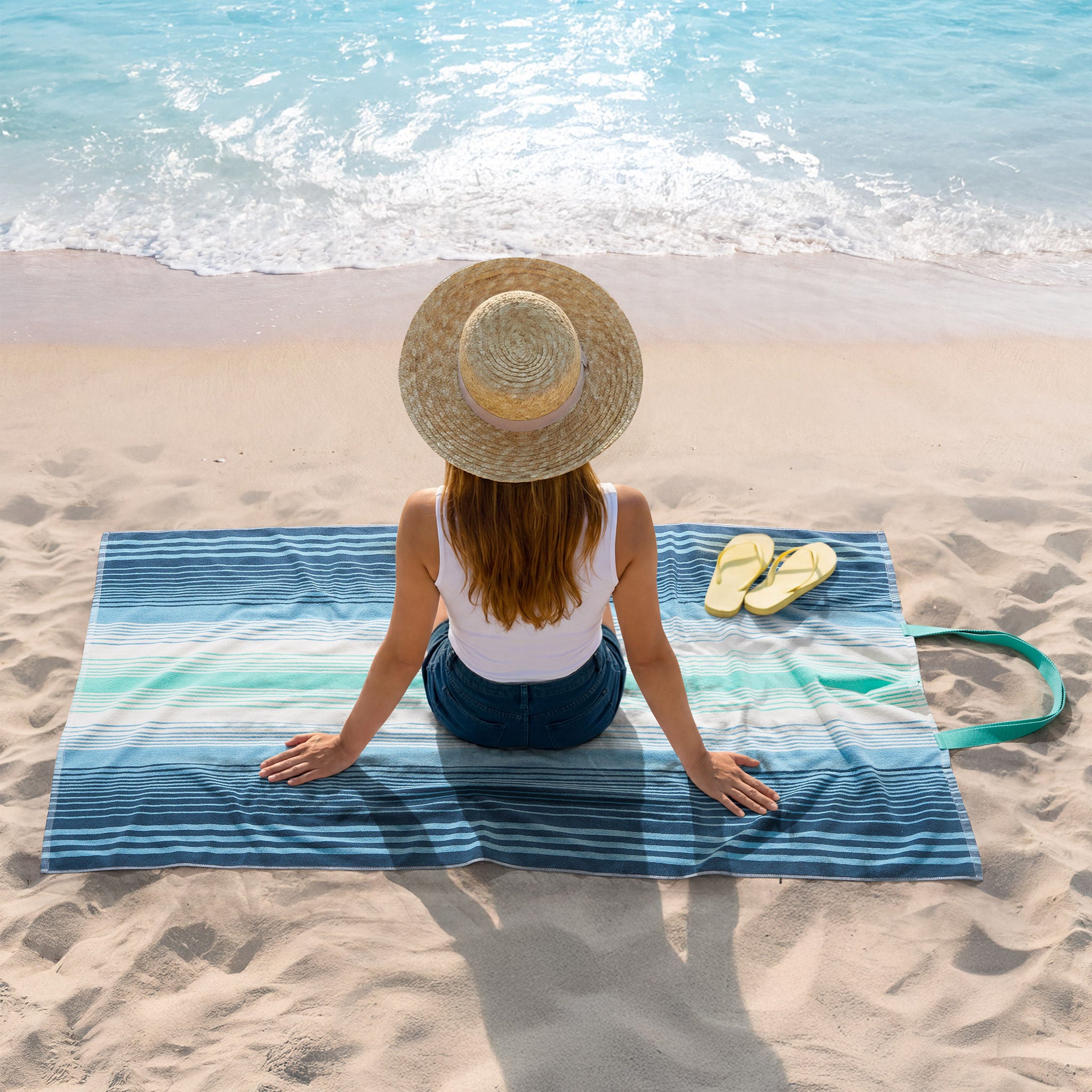 2-in-1 Beach Towel and Tote Bag